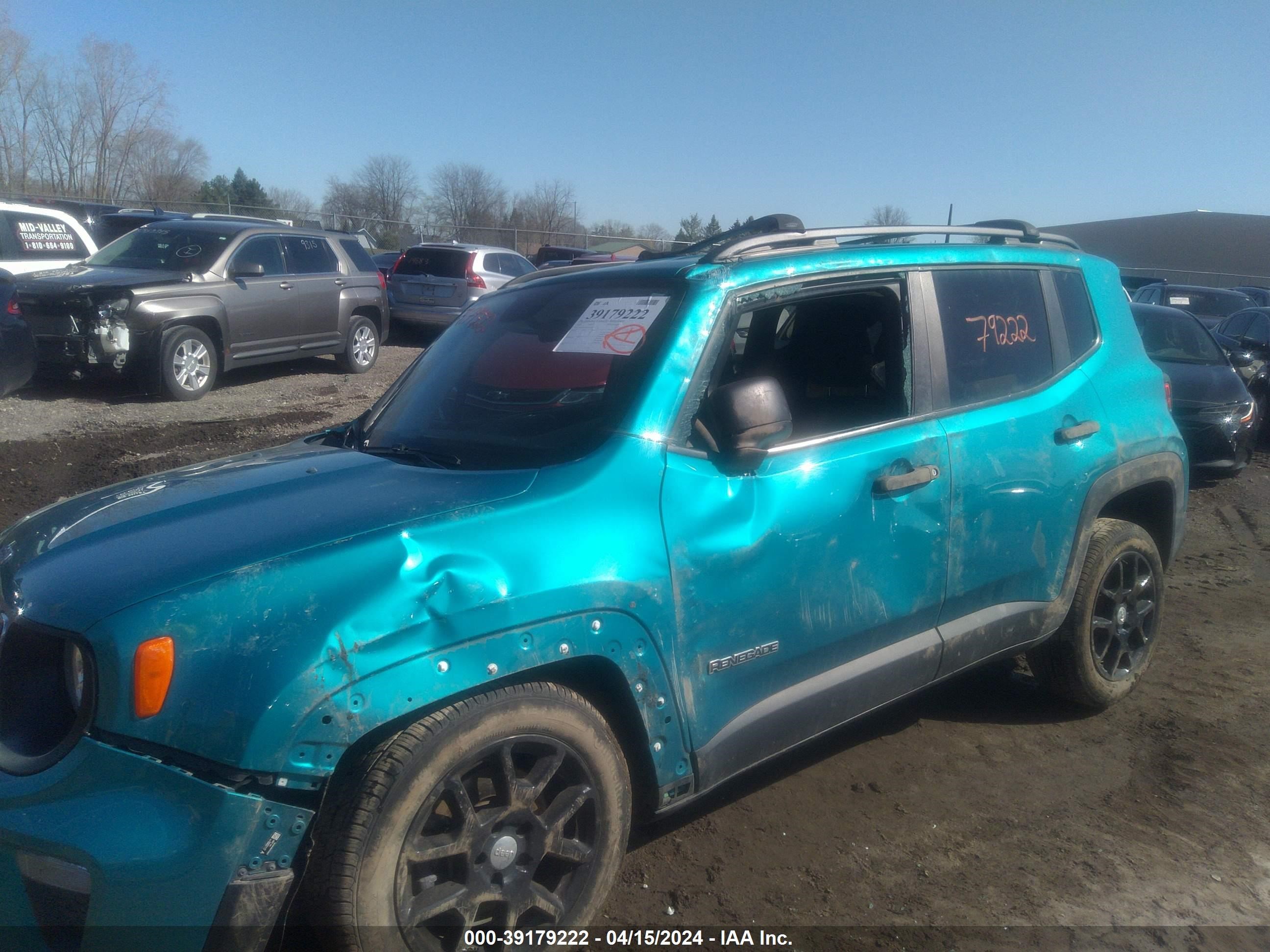 2020 Jeep Renegade Sport Fwd vin: ZACNJAABXLPL08975