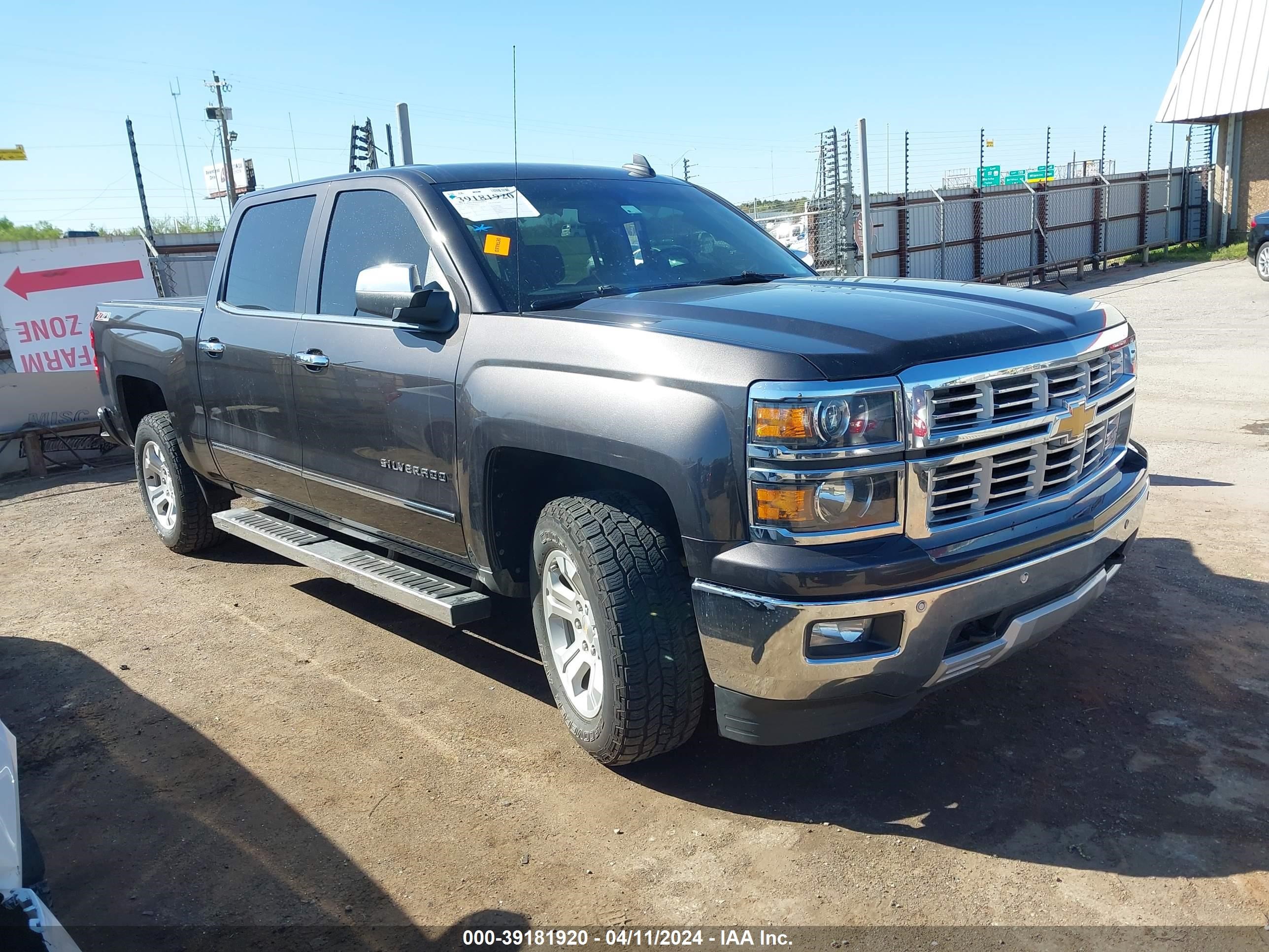 2015 Chevrolet Silverado 1500 2Lz vin: 3GCUKSEC6FG433109