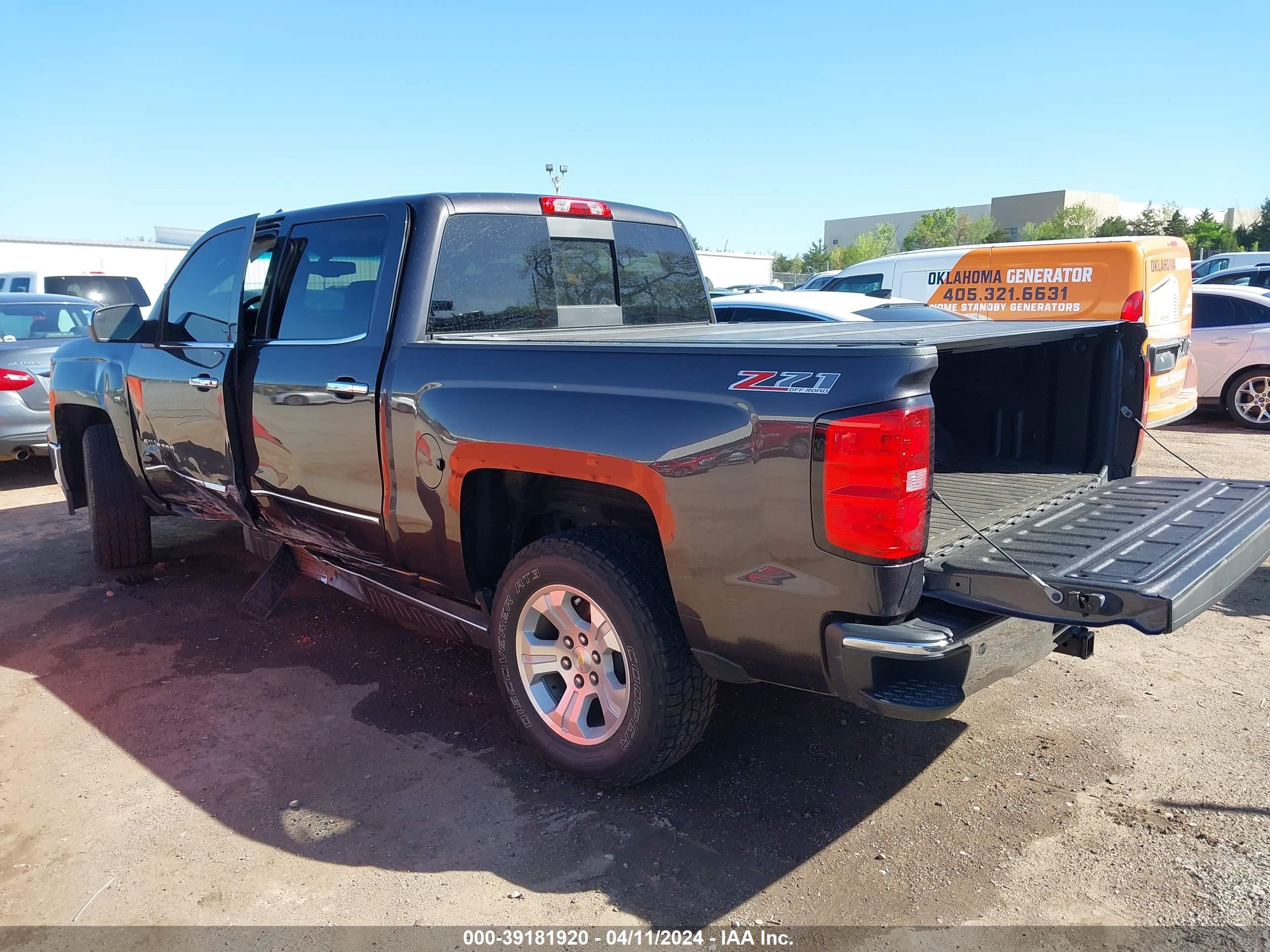 2015 Chevrolet Silverado 1500 2Lz vin: 3GCUKSEC6FG433109