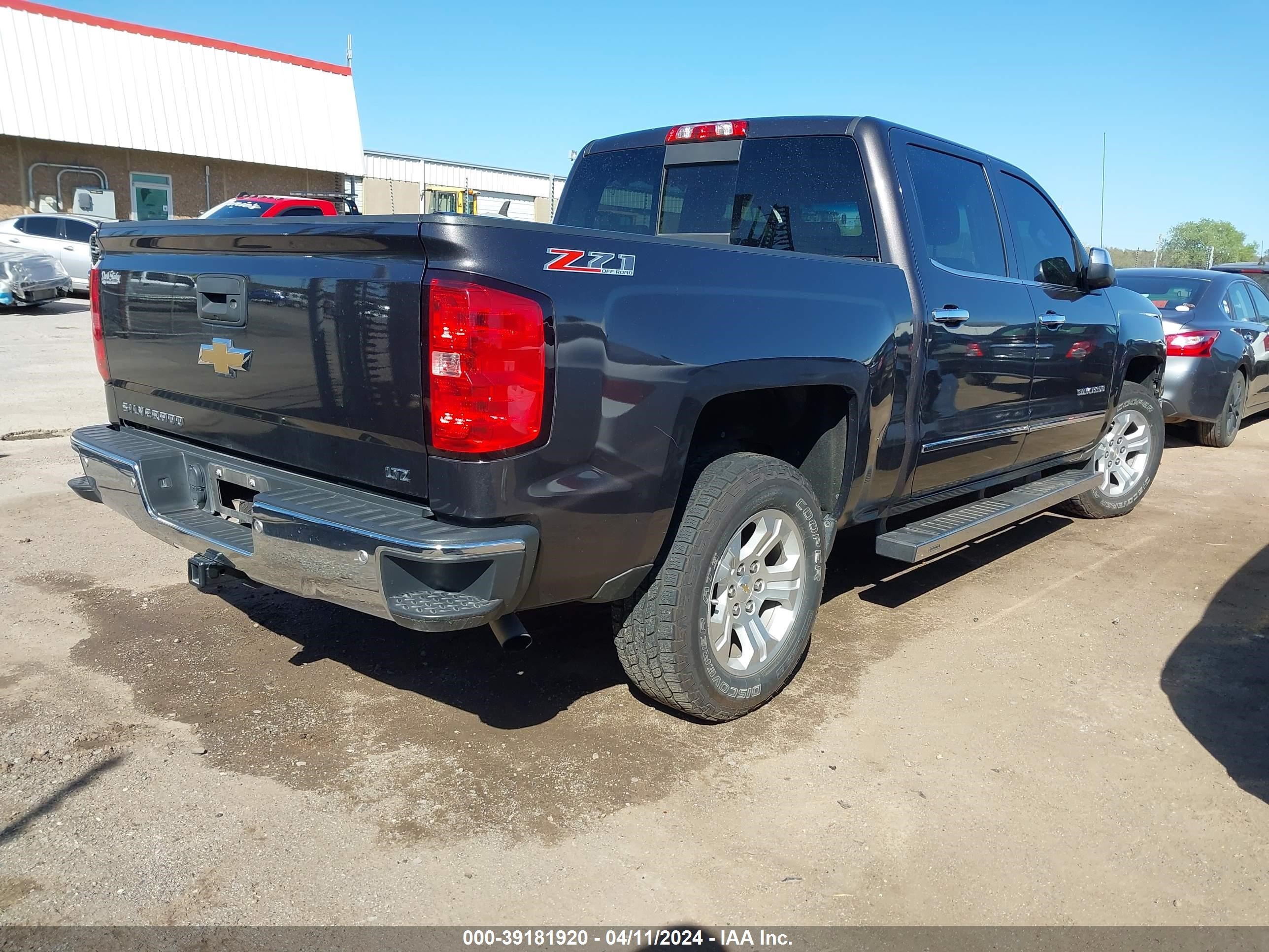 2015 Chevrolet Silverado 1500 2Lz vin: 3GCUKSEC6FG433109