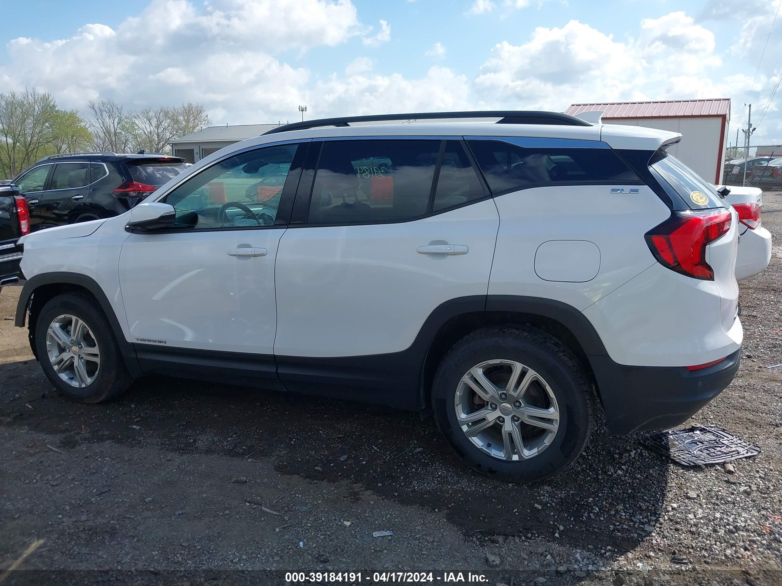 2020 GMC Terrain Fwd Sle vin: 3GKALMEV6LL209049