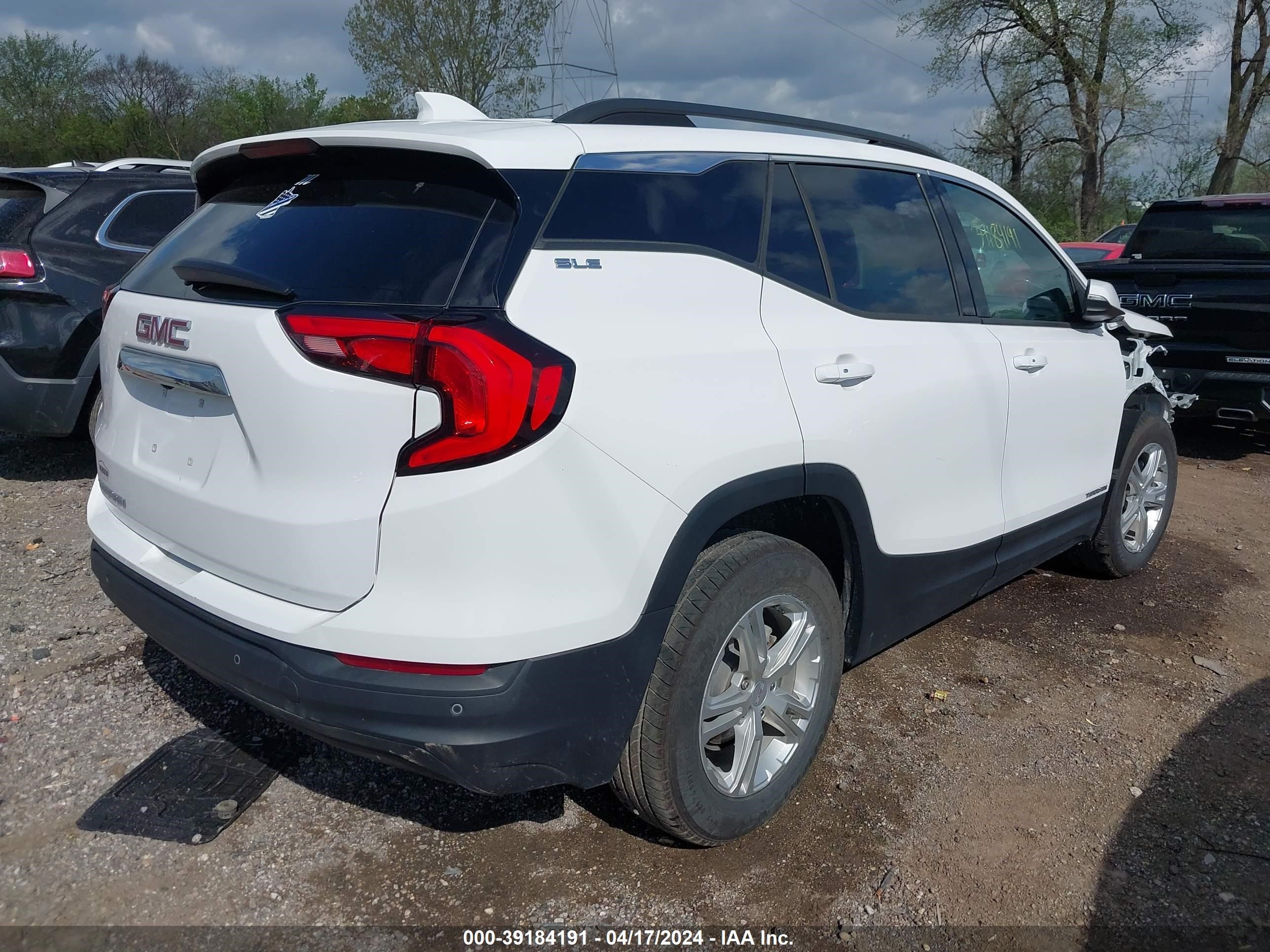 2020 GMC Terrain Fwd Sle vin: 3GKALMEV6LL209049