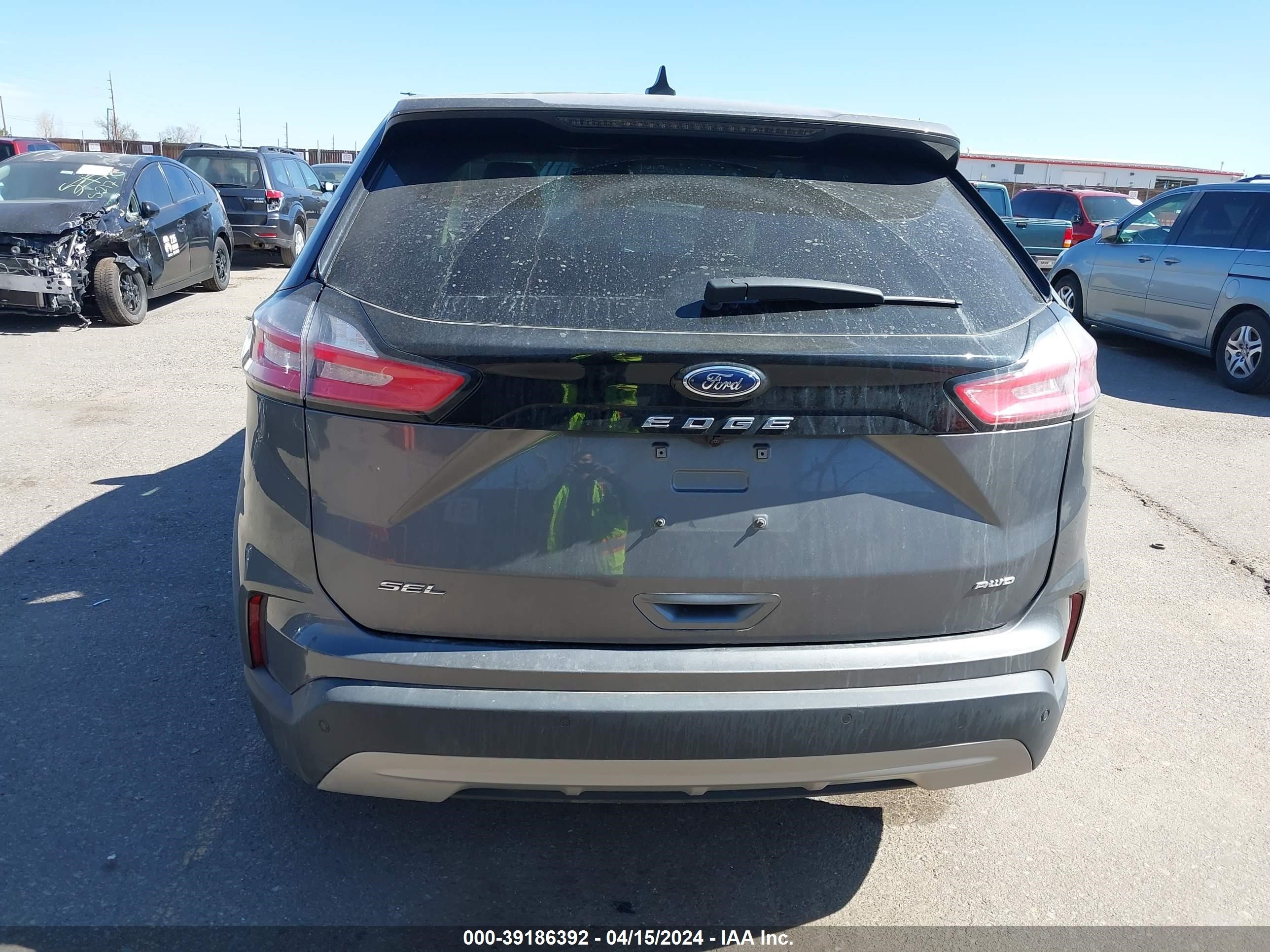 2022 Ford Edge Sel vin: 2FMPK4J94NBA93247