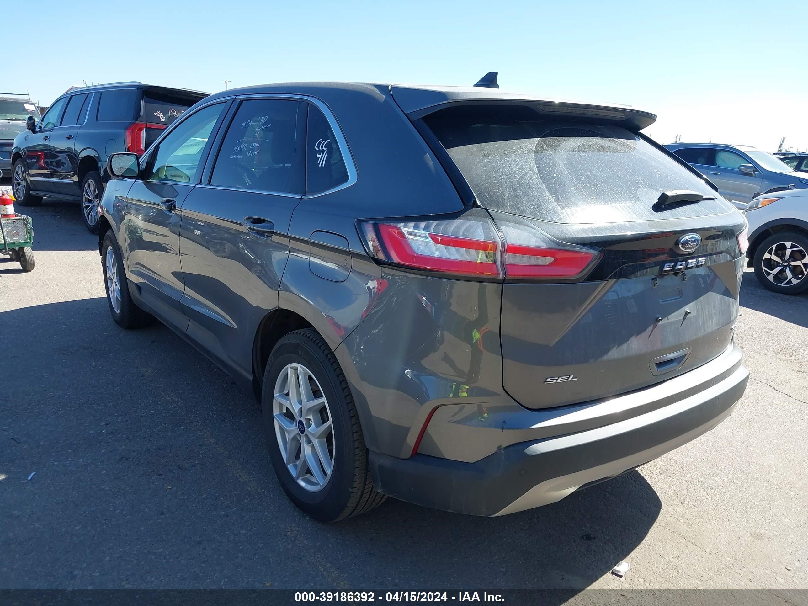 2022 Ford Edge Sel vin: 2FMPK4J94NBA93247