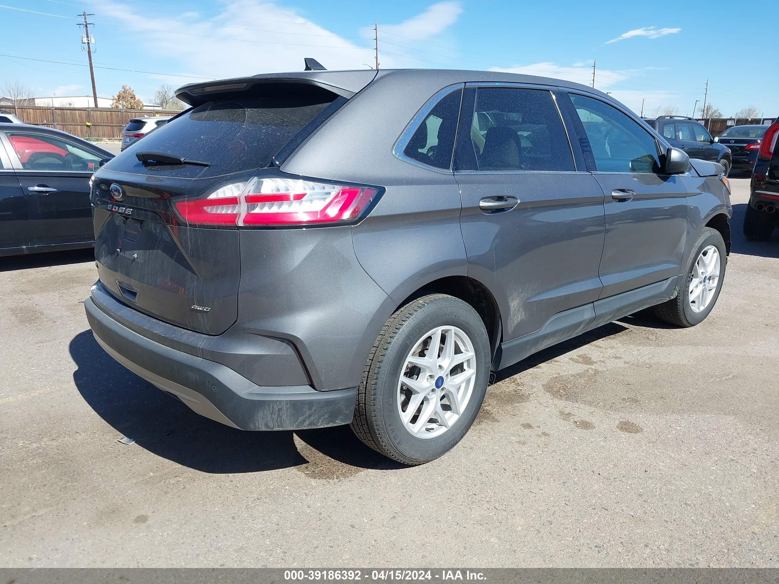 2022 Ford Edge Sel vin: 2FMPK4J94NBA93247