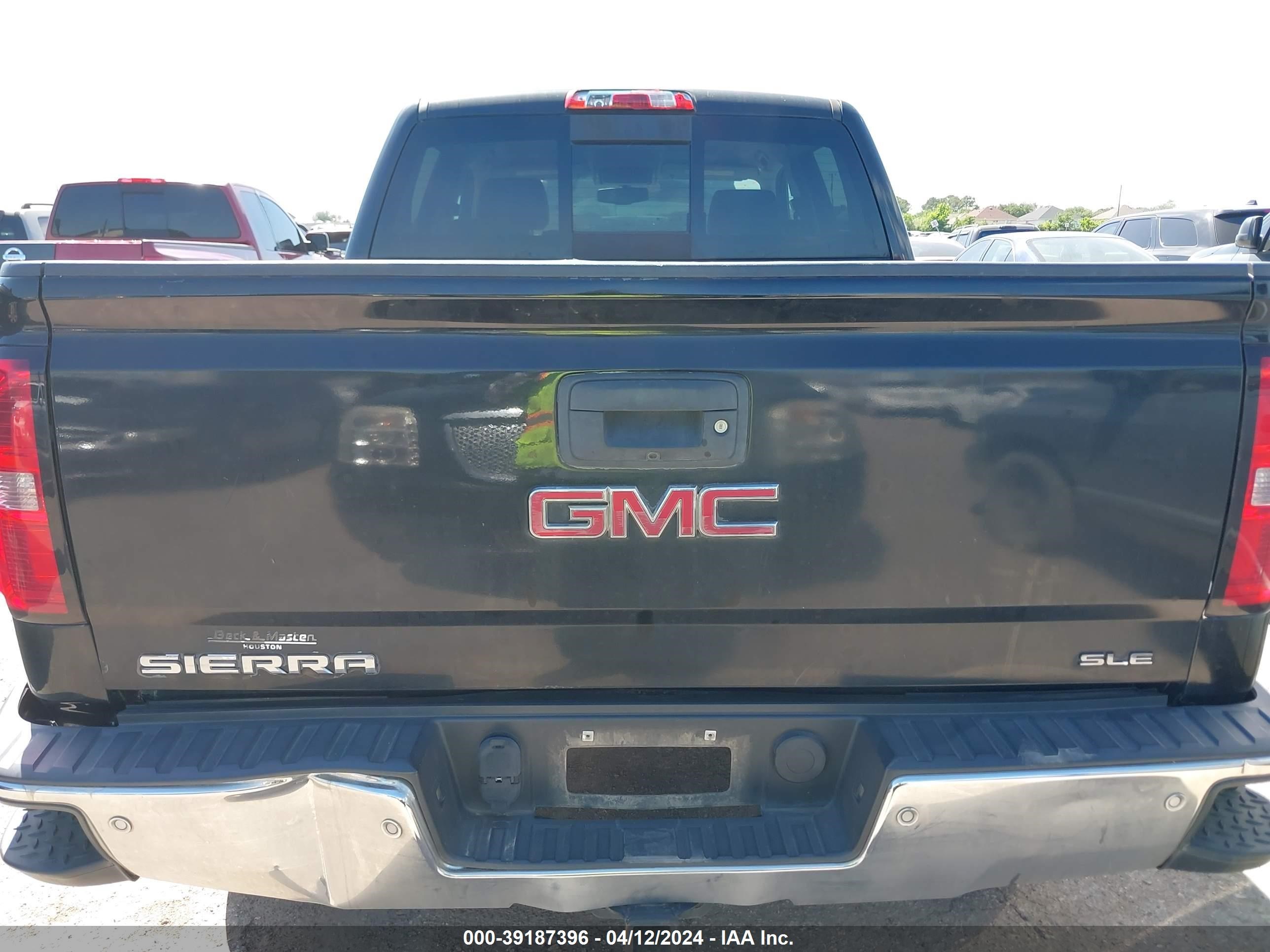 2015 GMC Sierra 1500 Sle vin: 3GTP1UEC7FG191328