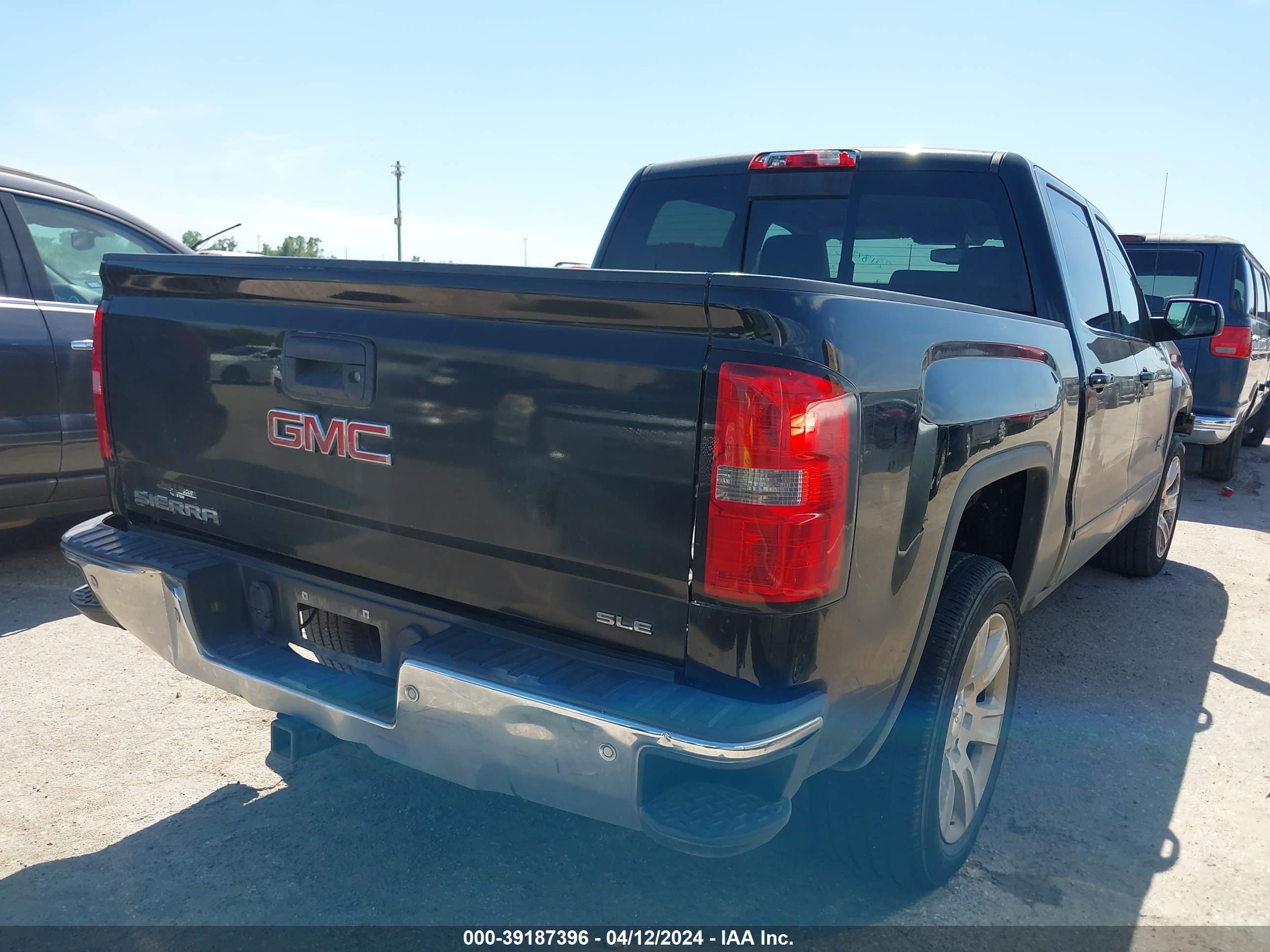 2015 GMC Sierra 1500 Sle vin: 3GTP1UEC7FG191328