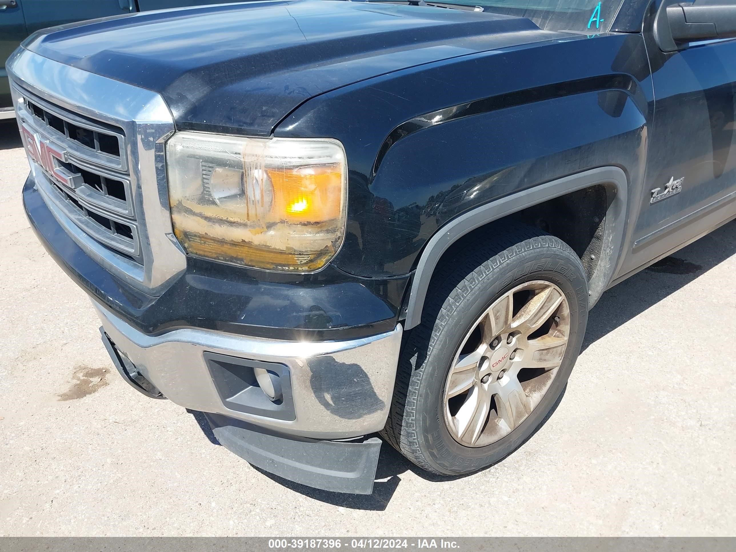 2015 GMC Sierra 1500 Sle vin: 3GTP1UEC7FG191328