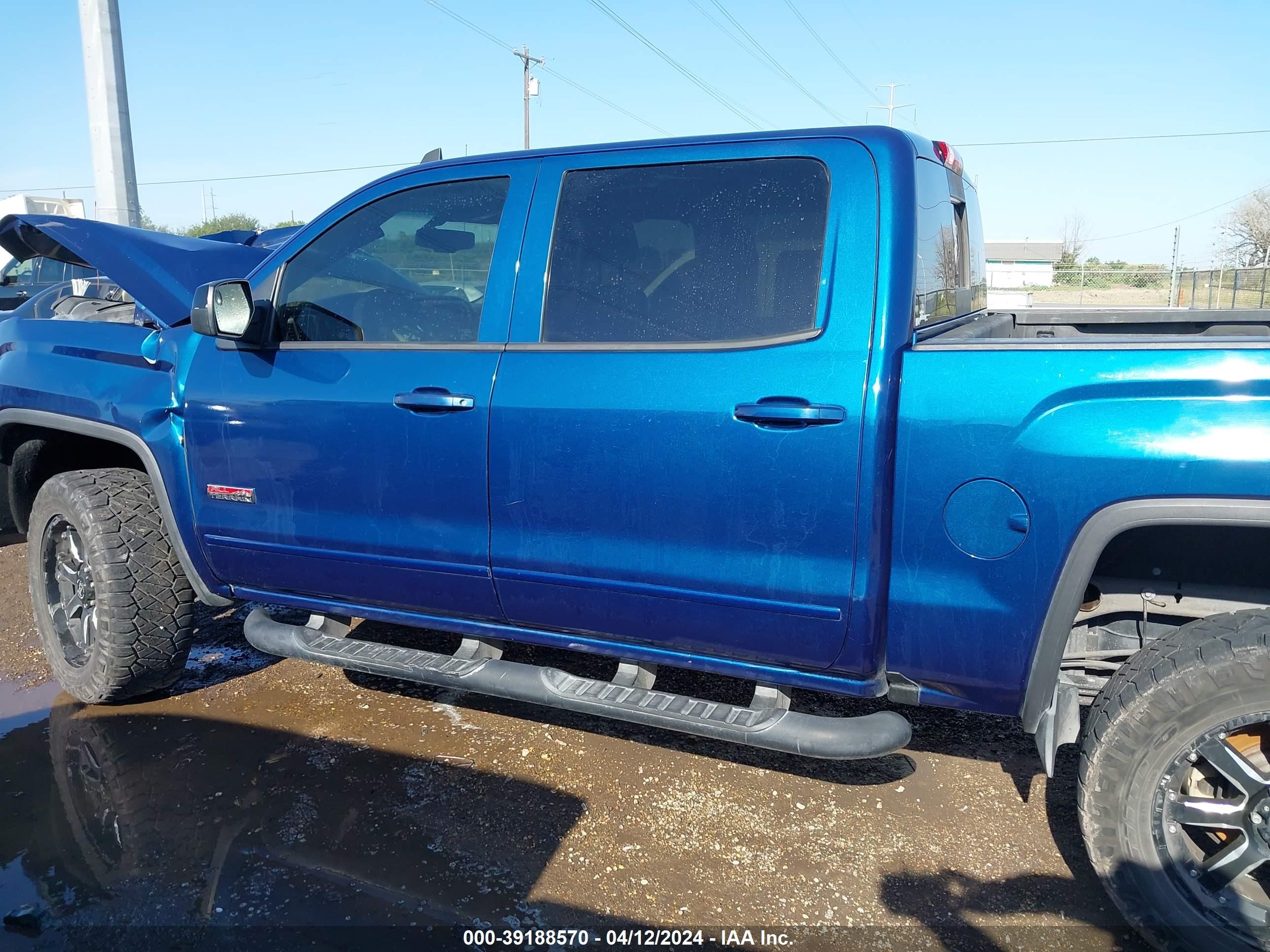 2017 GMC Sierra 1500 Slt vin: 3GTU2NEC4HG217215