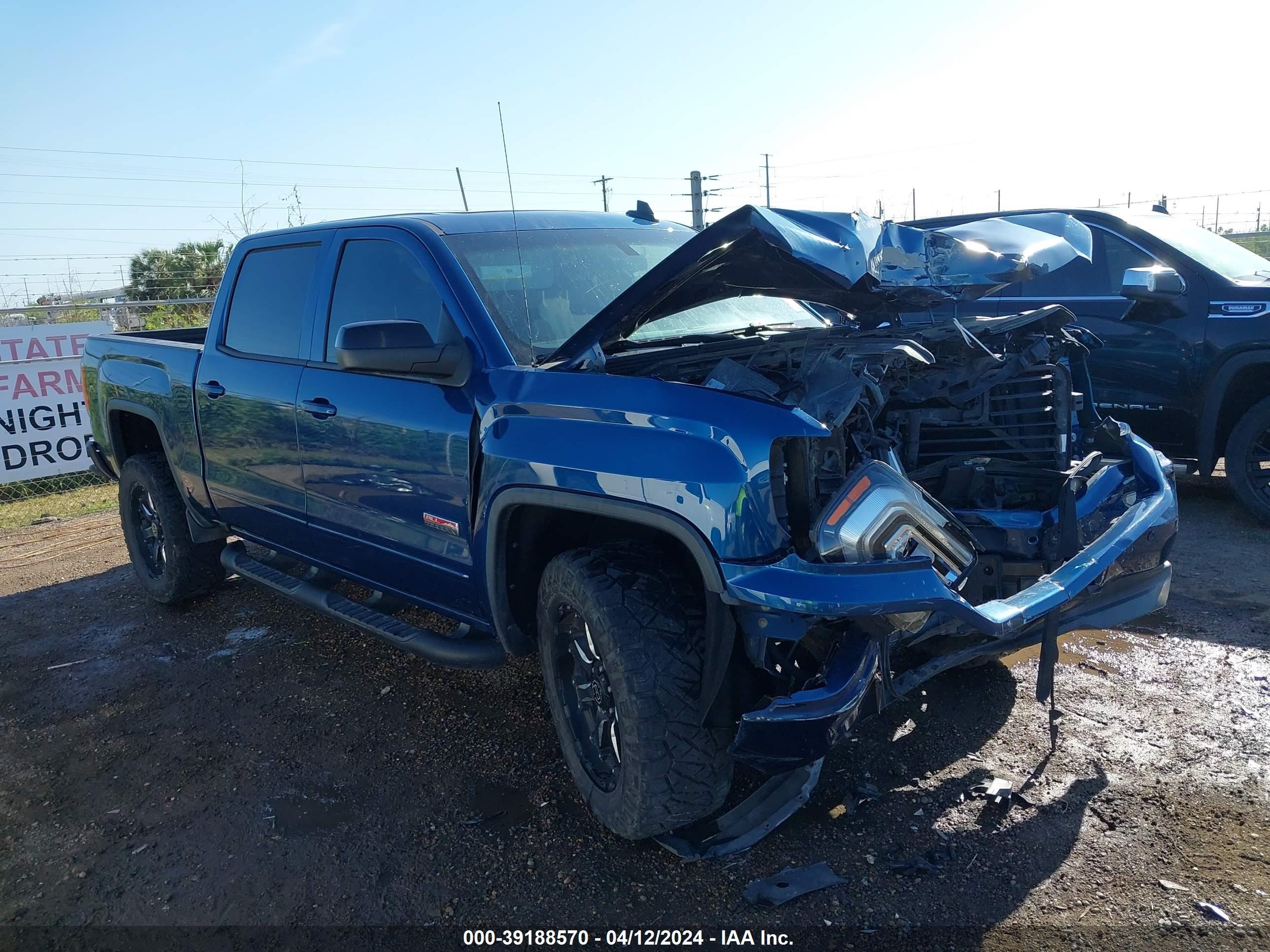 2017 GMC Sierra 1500 Slt vin: 3GTU2NEC4HG217215