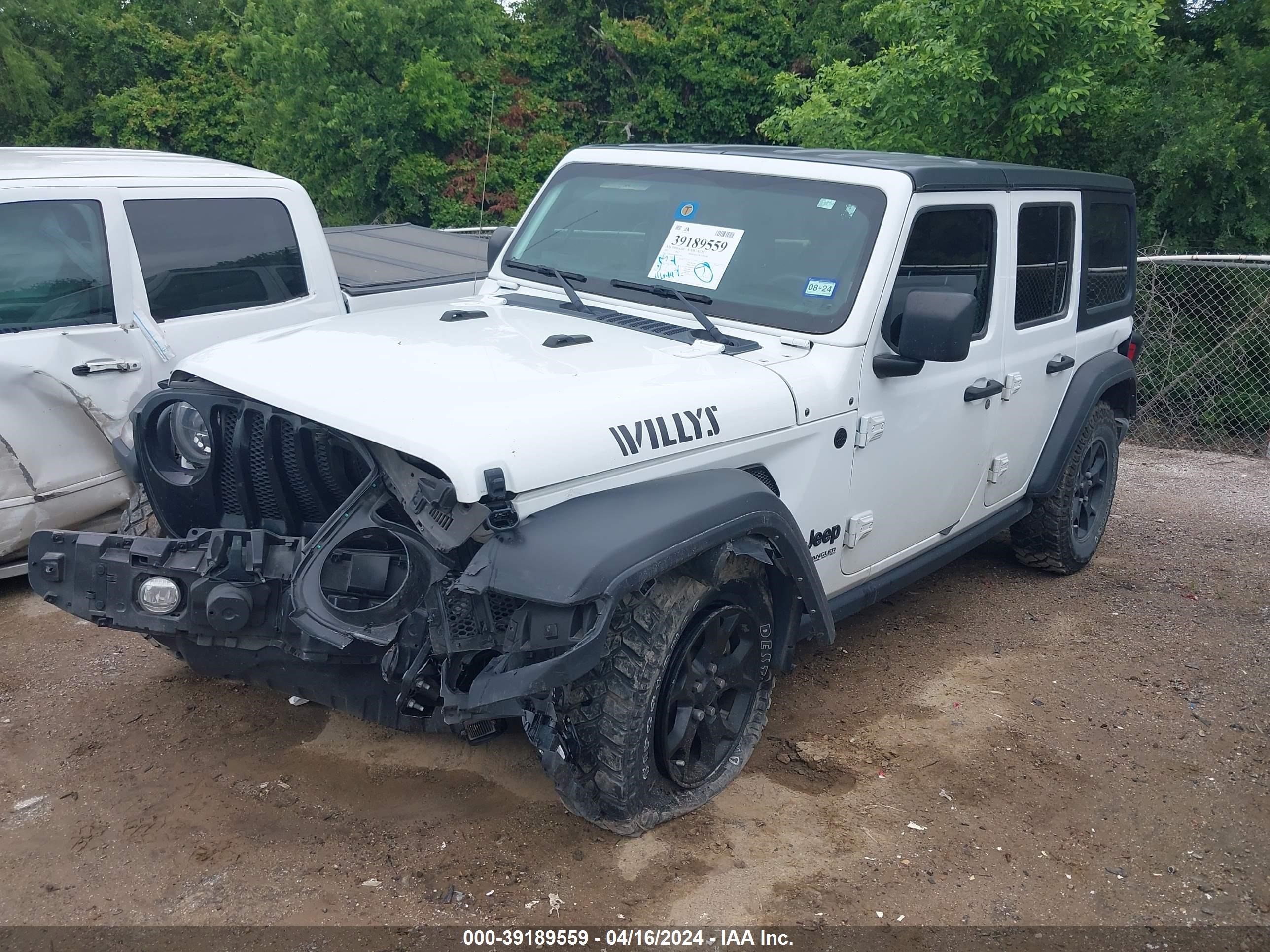 2021 Jeep Wrangler Unlimited Willys 4X4 vin: 1C4HJXDN7MW832338
