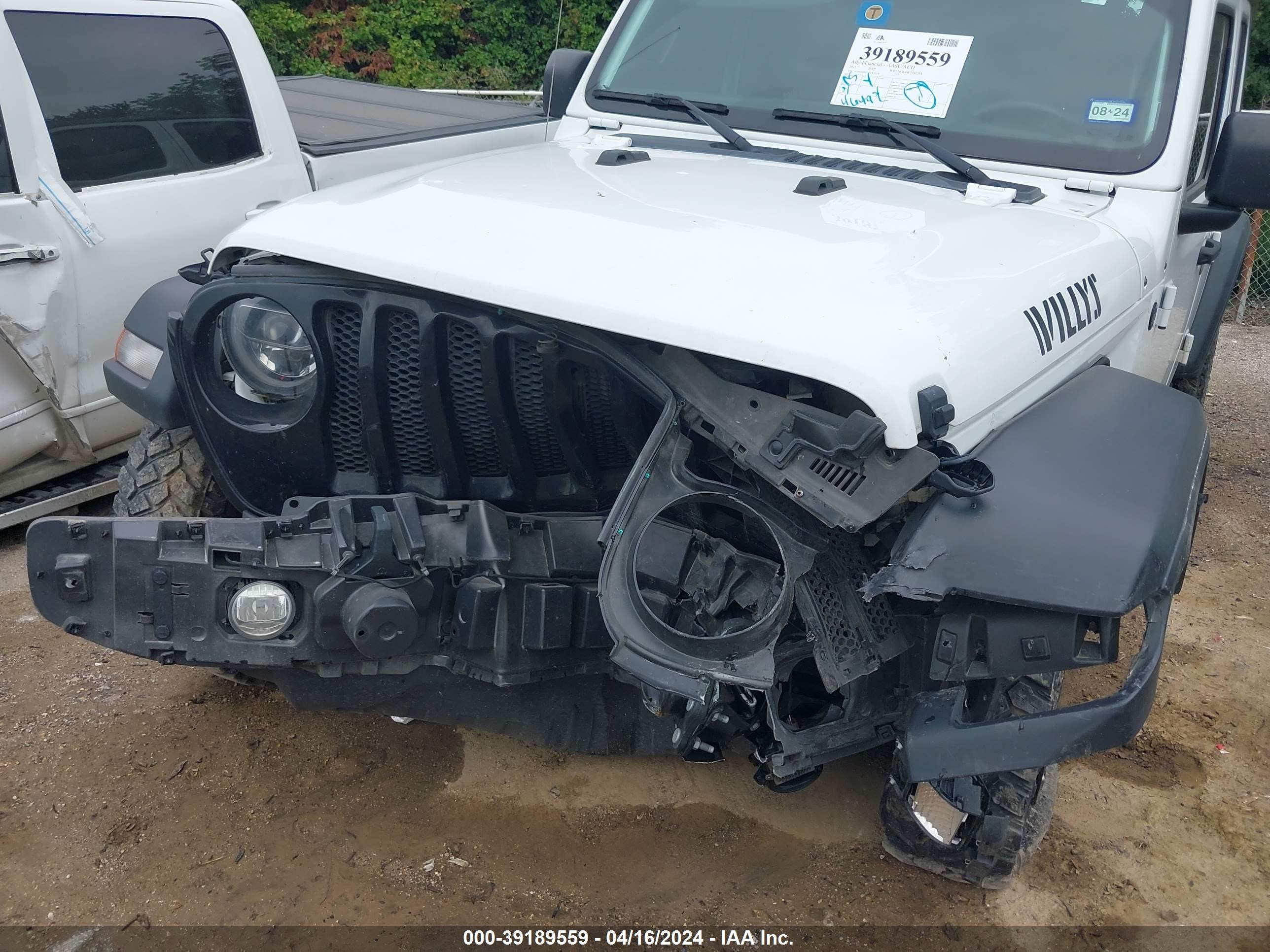 2021 Jeep Wrangler Unlimited Willys 4X4 vin: 1C4HJXDN7MW832338