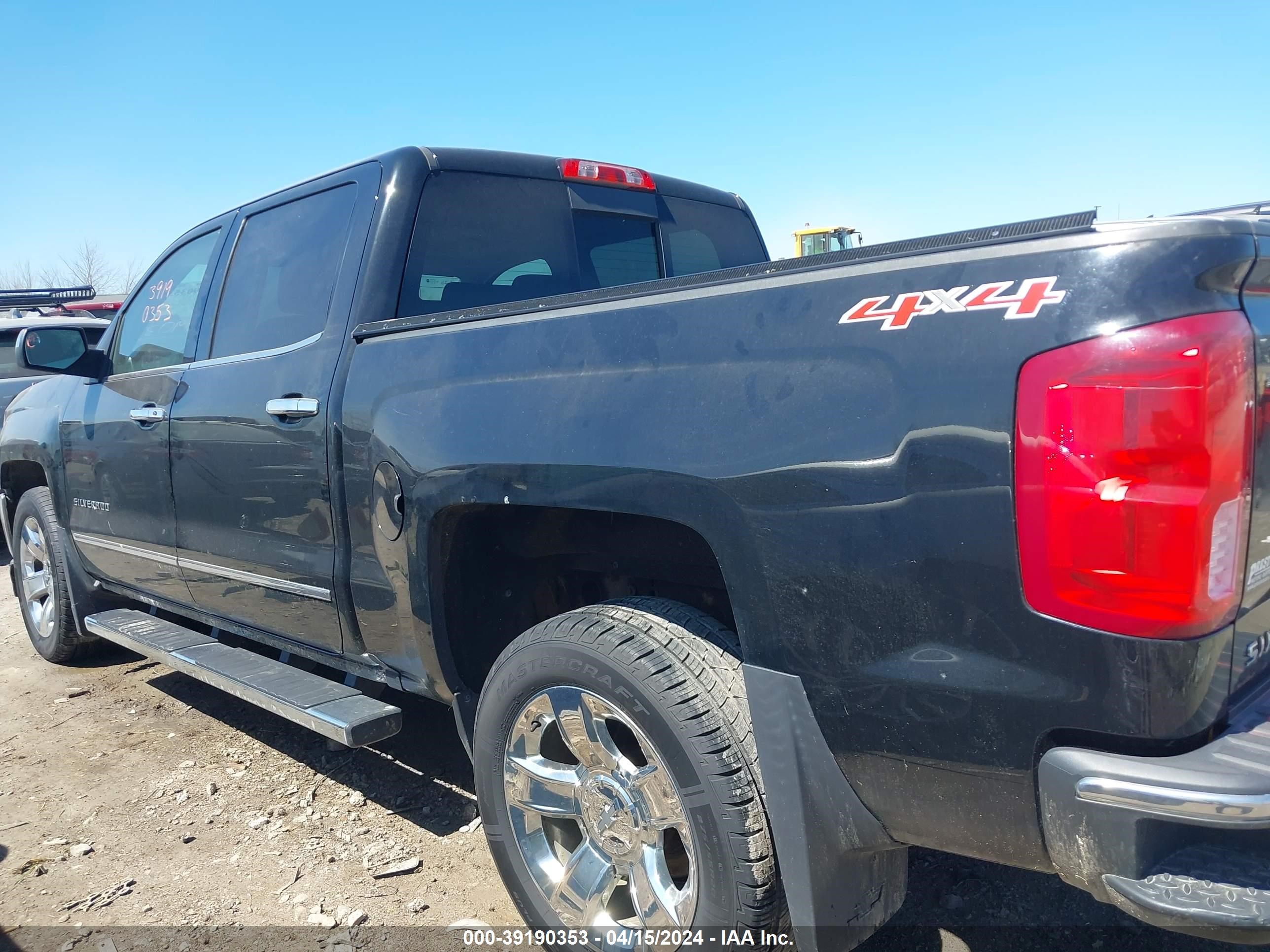 2016 Chevrolet Silverado 1500 1Lz vin: 3GCUKSEC0GG222456