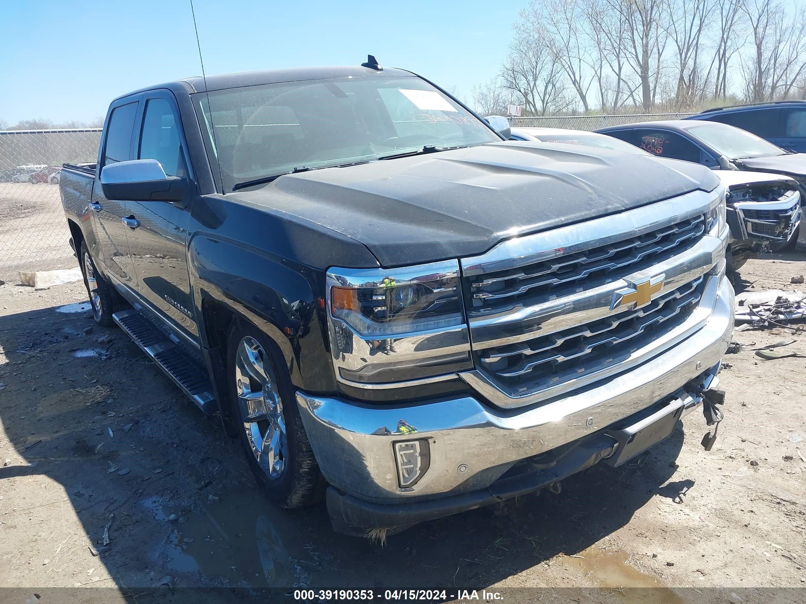 2016 Chevrolet Silverado 1500 1Lz vin: 3GCUKSEC0GG222456