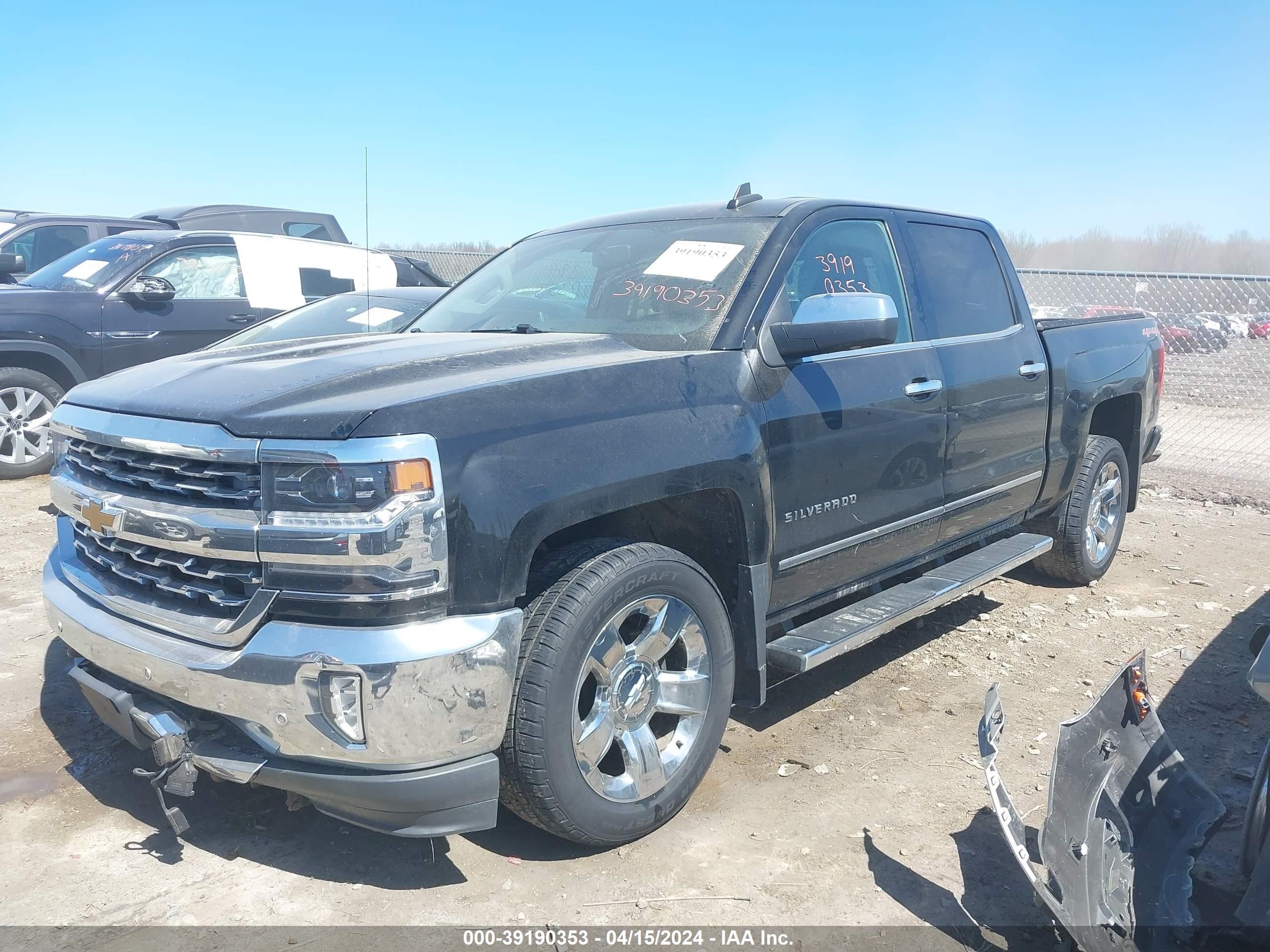 2016 Chevrolet Silverado 1500 1Lz vin: 3GCUKSEC0GG222456