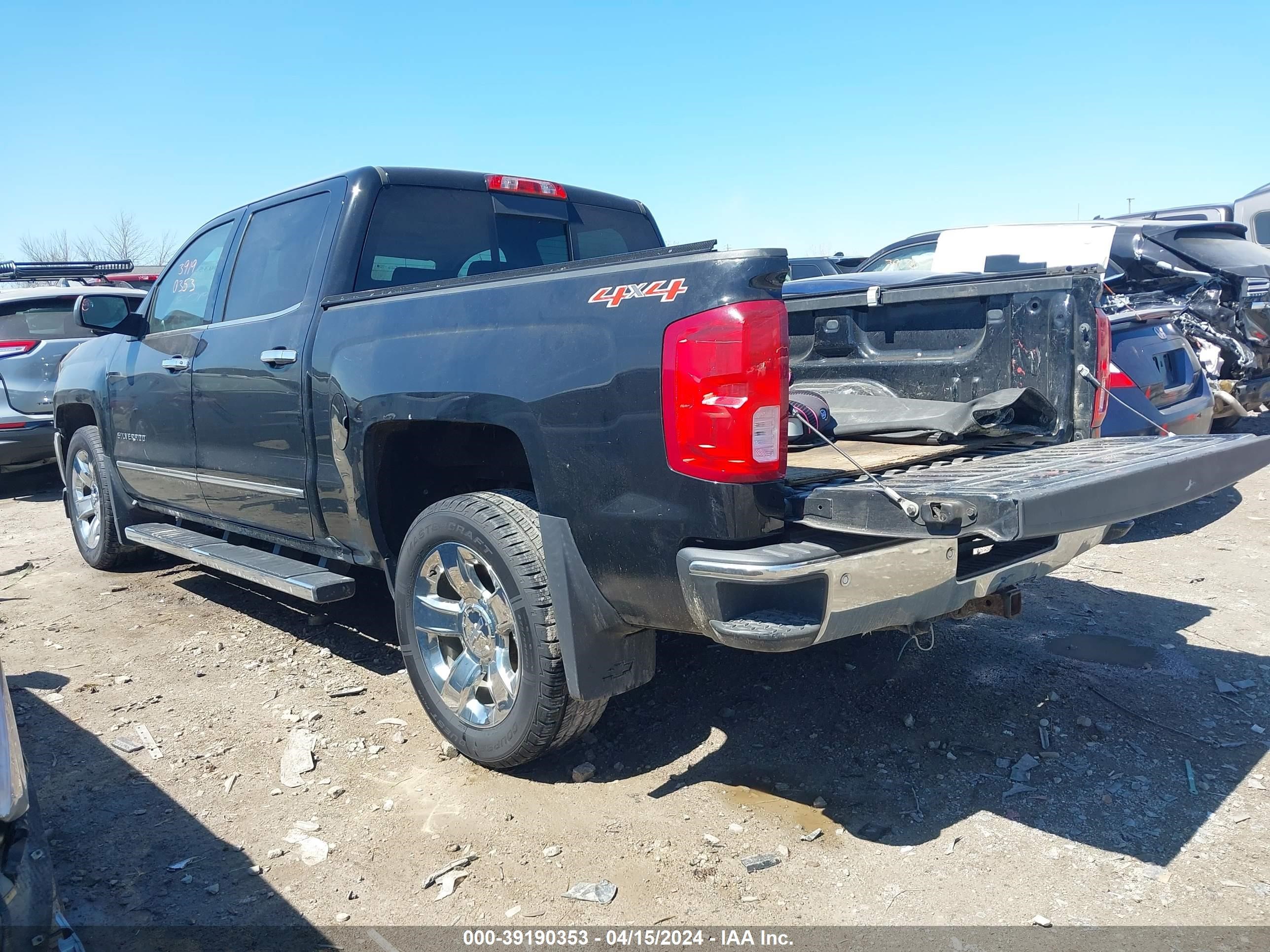 2016 Chevrolet Silverado 1500 1Lz vin: 3GCUKSEC0GG222456