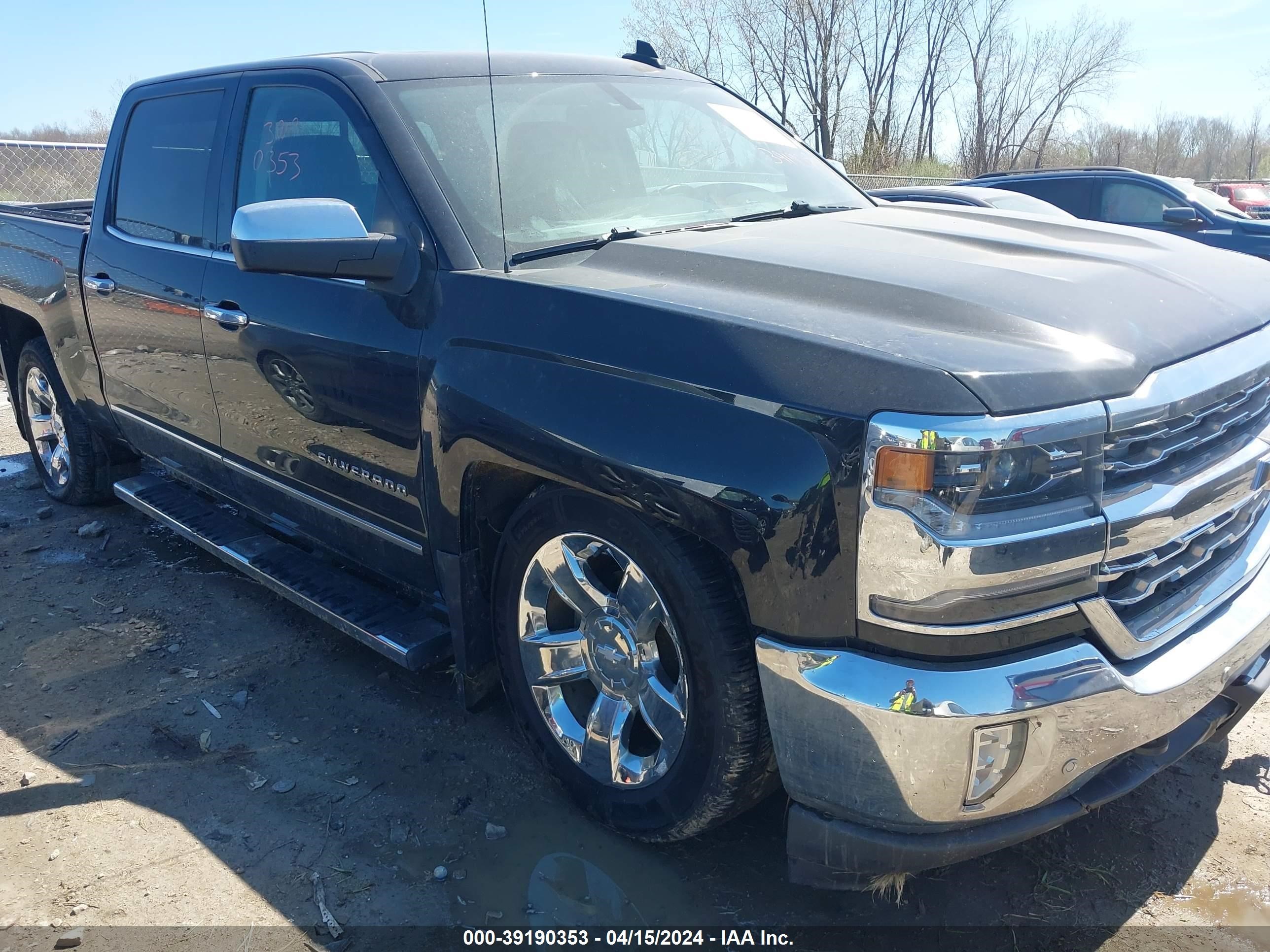 2016 Chevrolet Silverado 1500 1Lz vin: 3GCUKSEC0GG222456