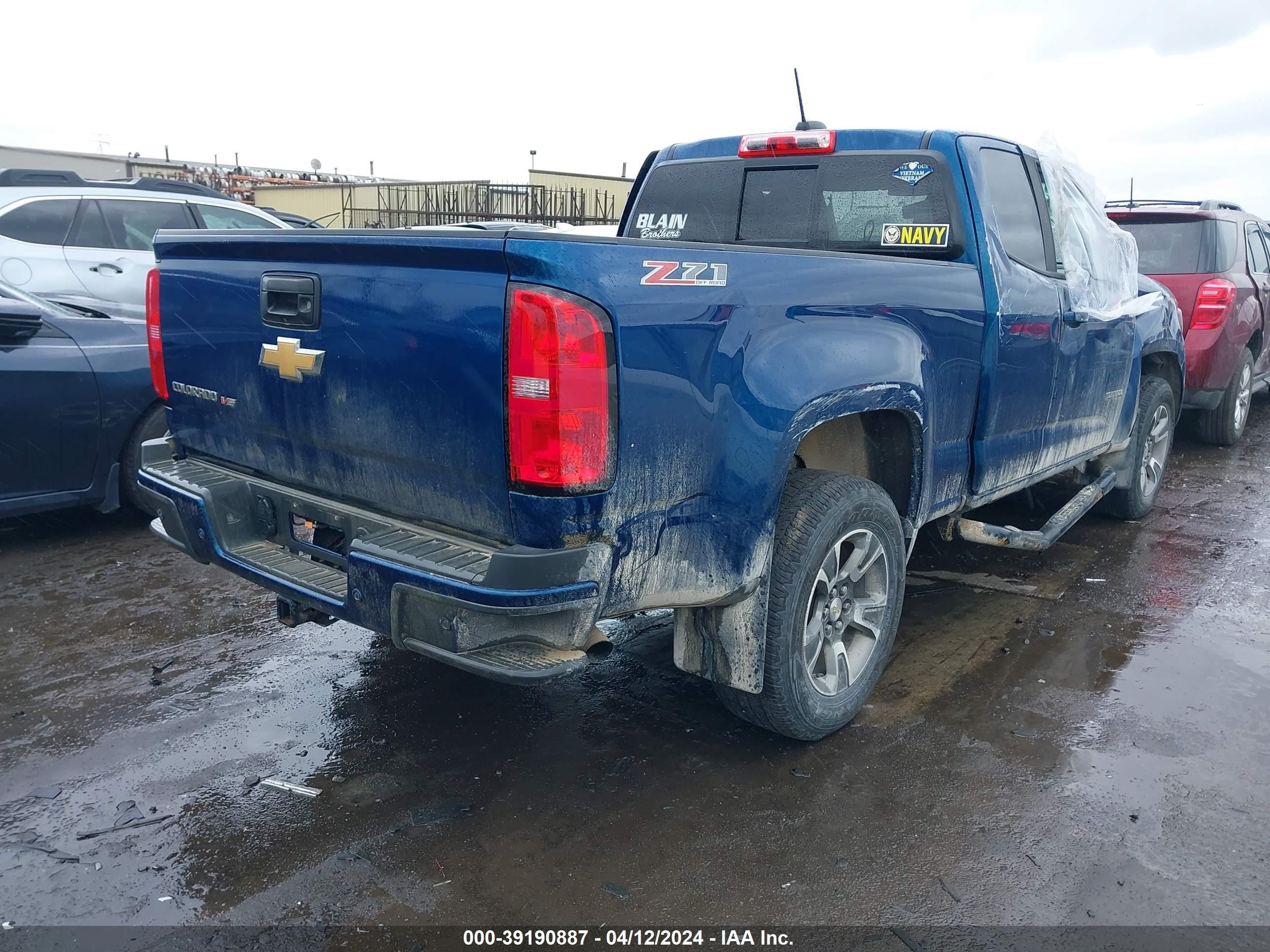 2019 Chevrolet Colorado Z71 vin: 1GCHTDEN5K1257271