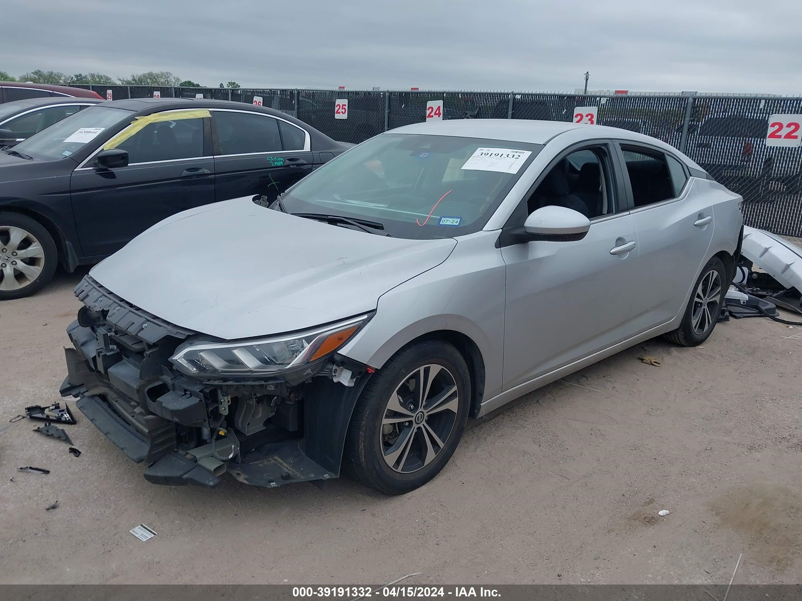 2021 Nissan Sentra Sv Xtronic Cvt vin: 3N1AB8CV9MY254678