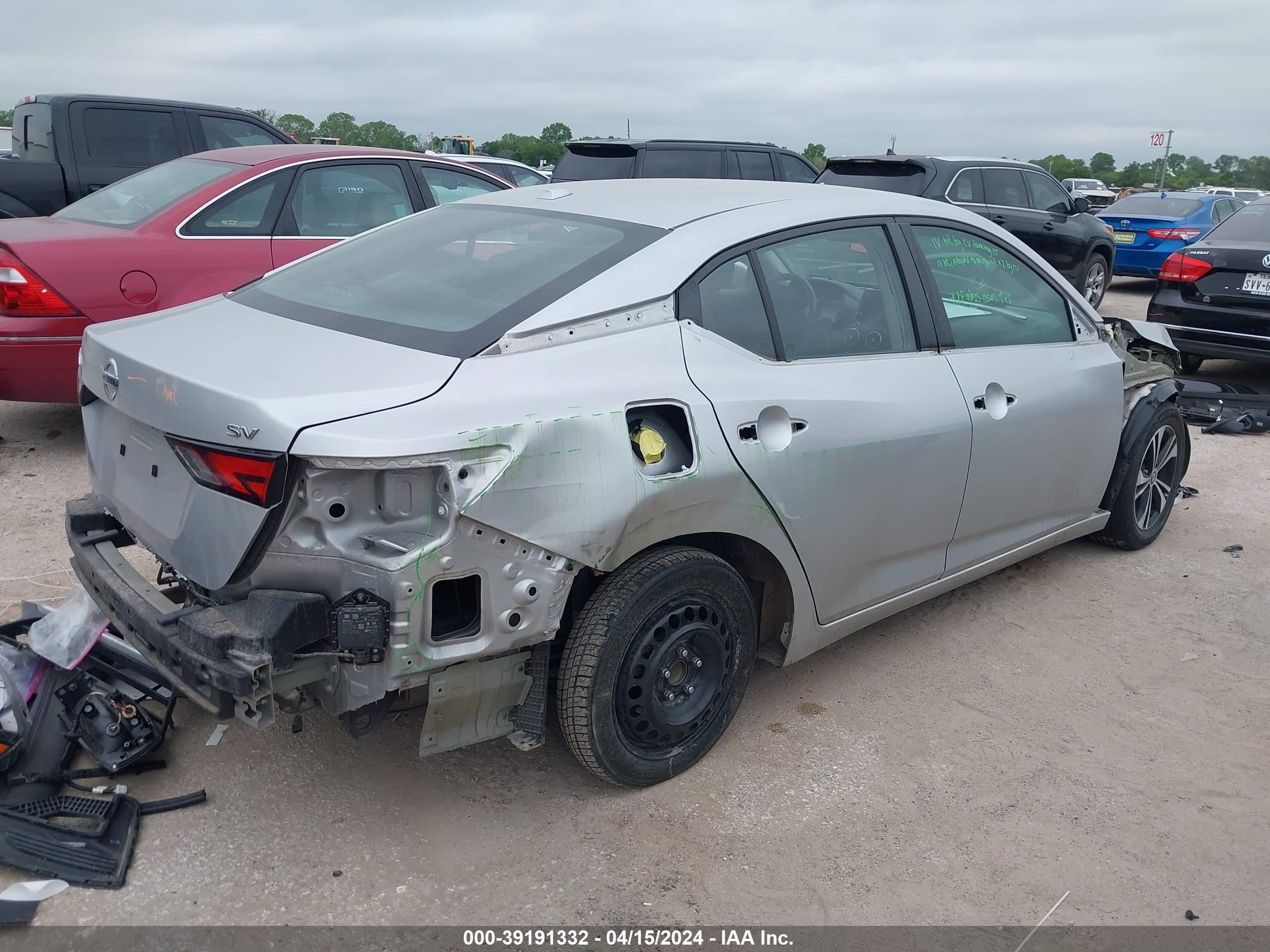 2021 Nissan Sentra Sv Xtronic Cvt vin: 3N1AB8CV9MY254678