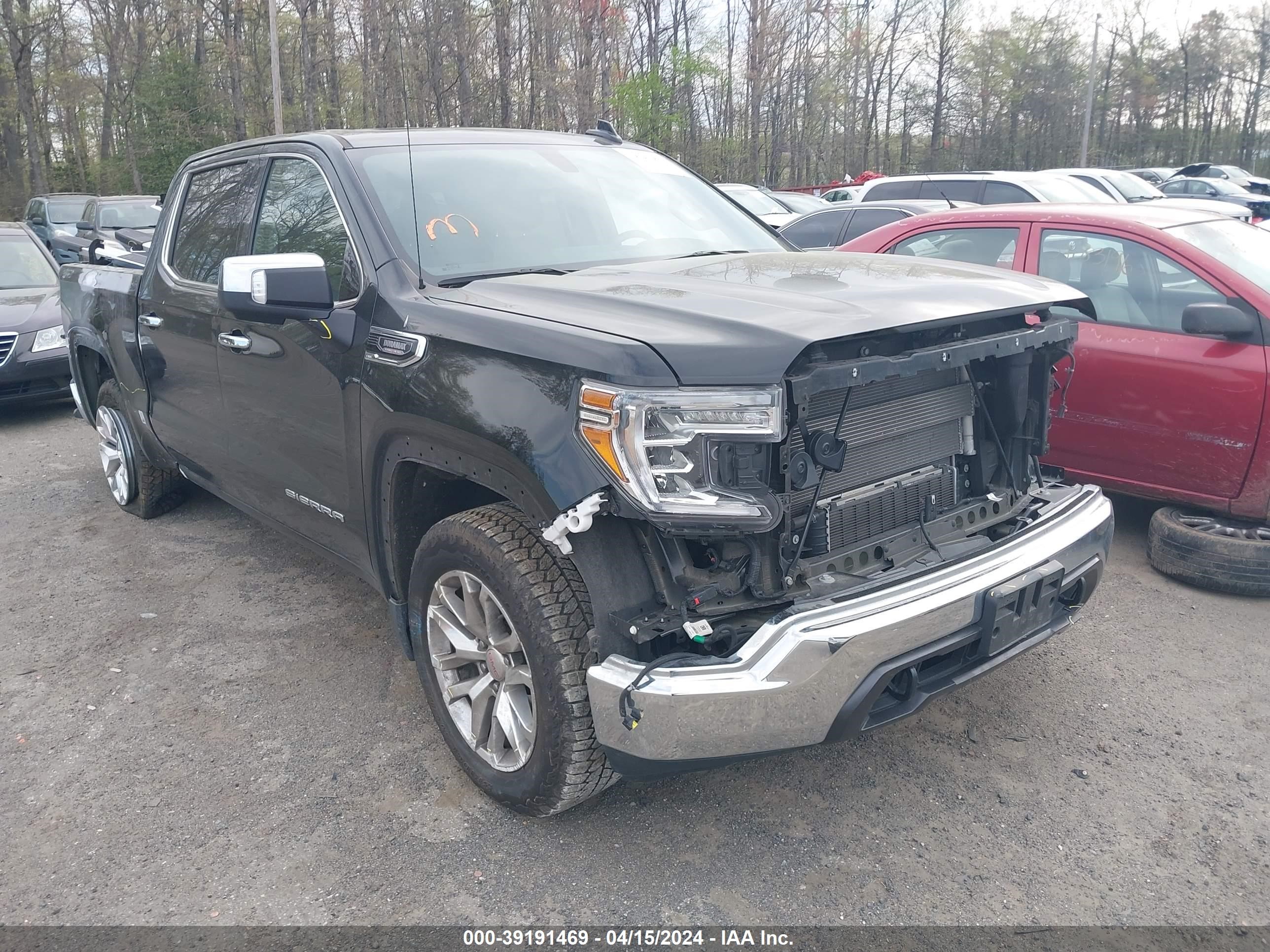 2021 GMC Sierra 1500 4Wd Short Box Slt vin: 3GTU9DETXMG430136