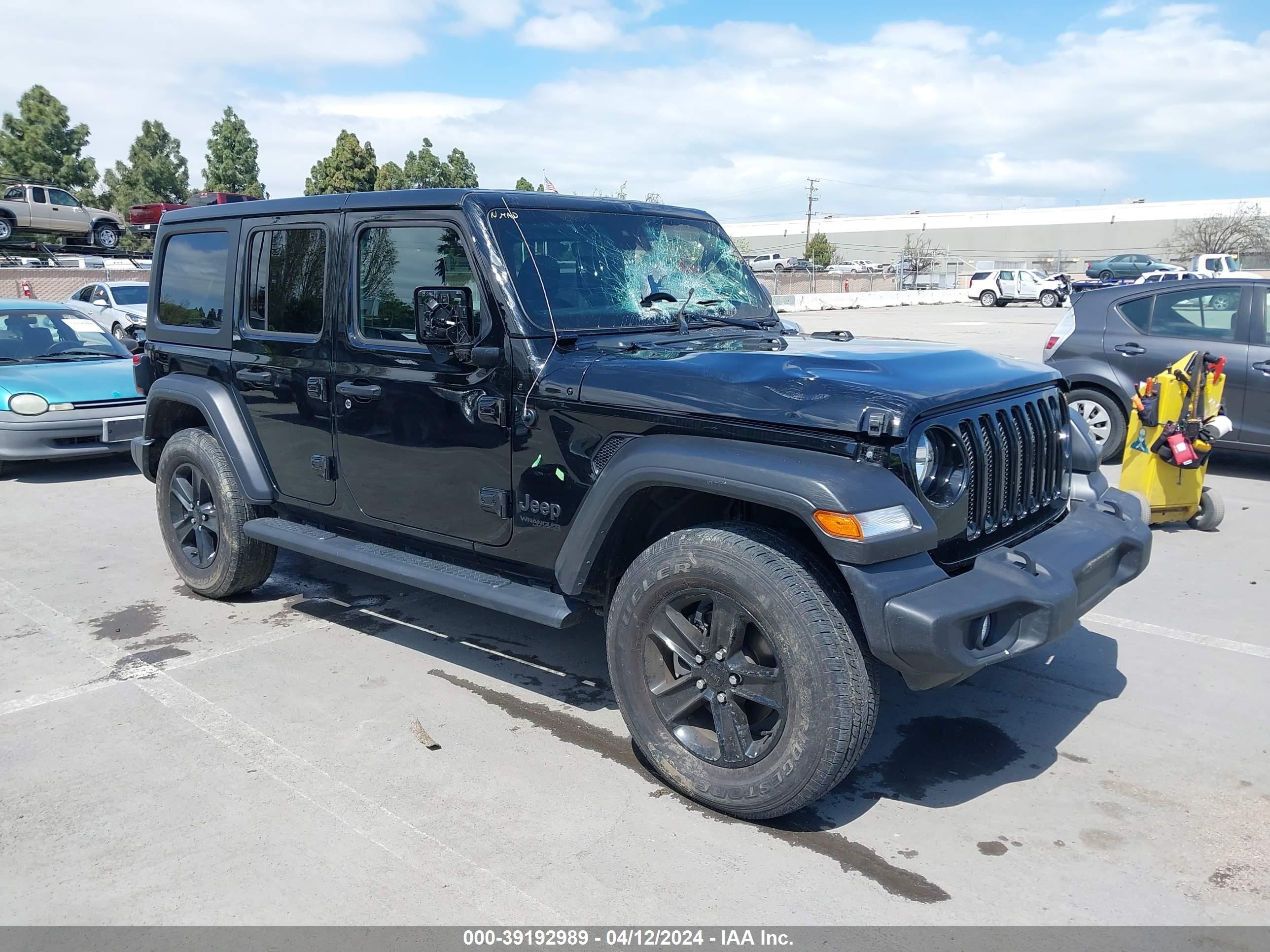 2022 Jeep Wrangler Unlimited Sport Altitude 4X4 vin: 1C4HJXDG1NW222955