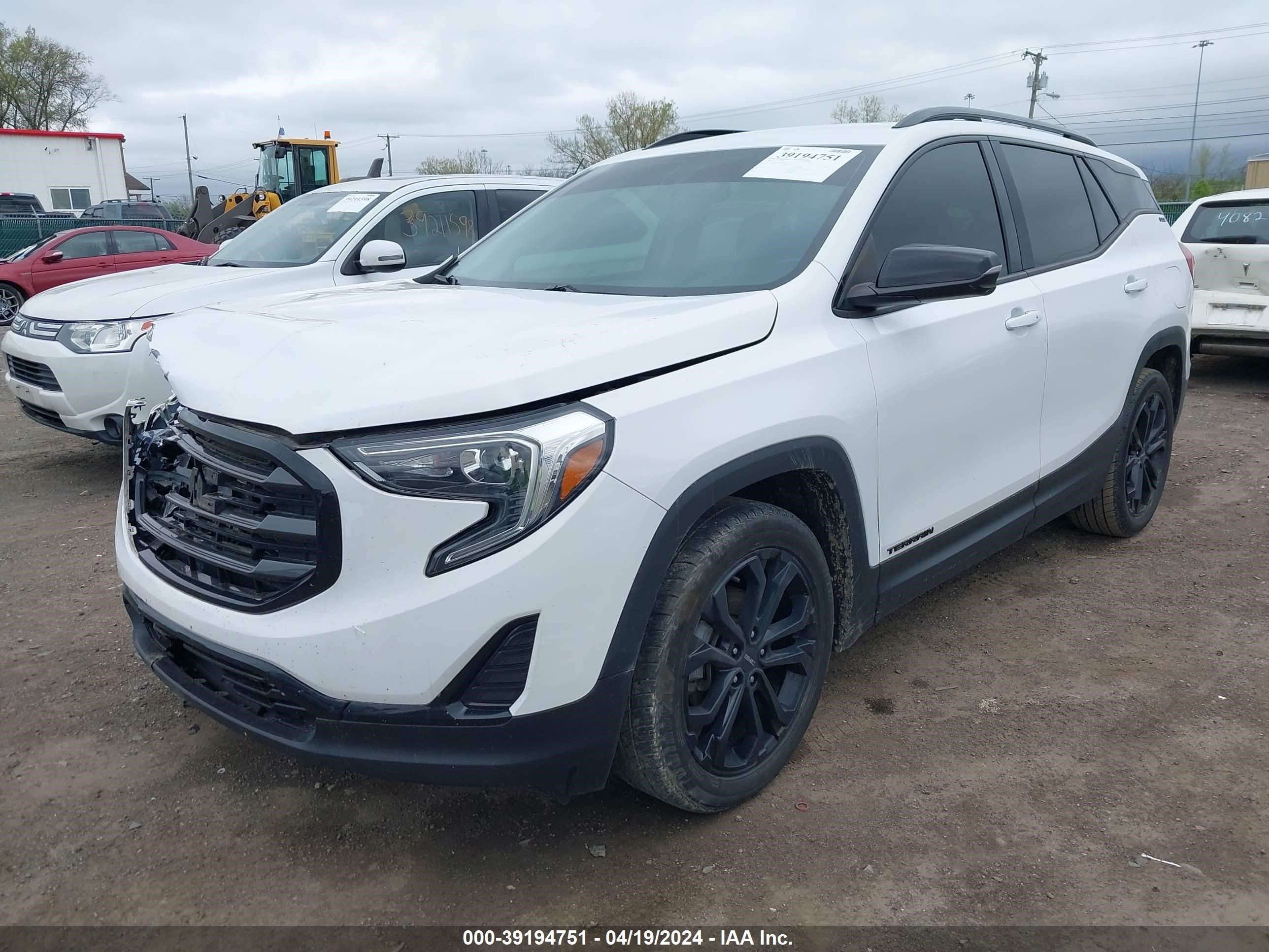 2019 GMC Terrain Sle vin: 3GKALMEV3KL382381