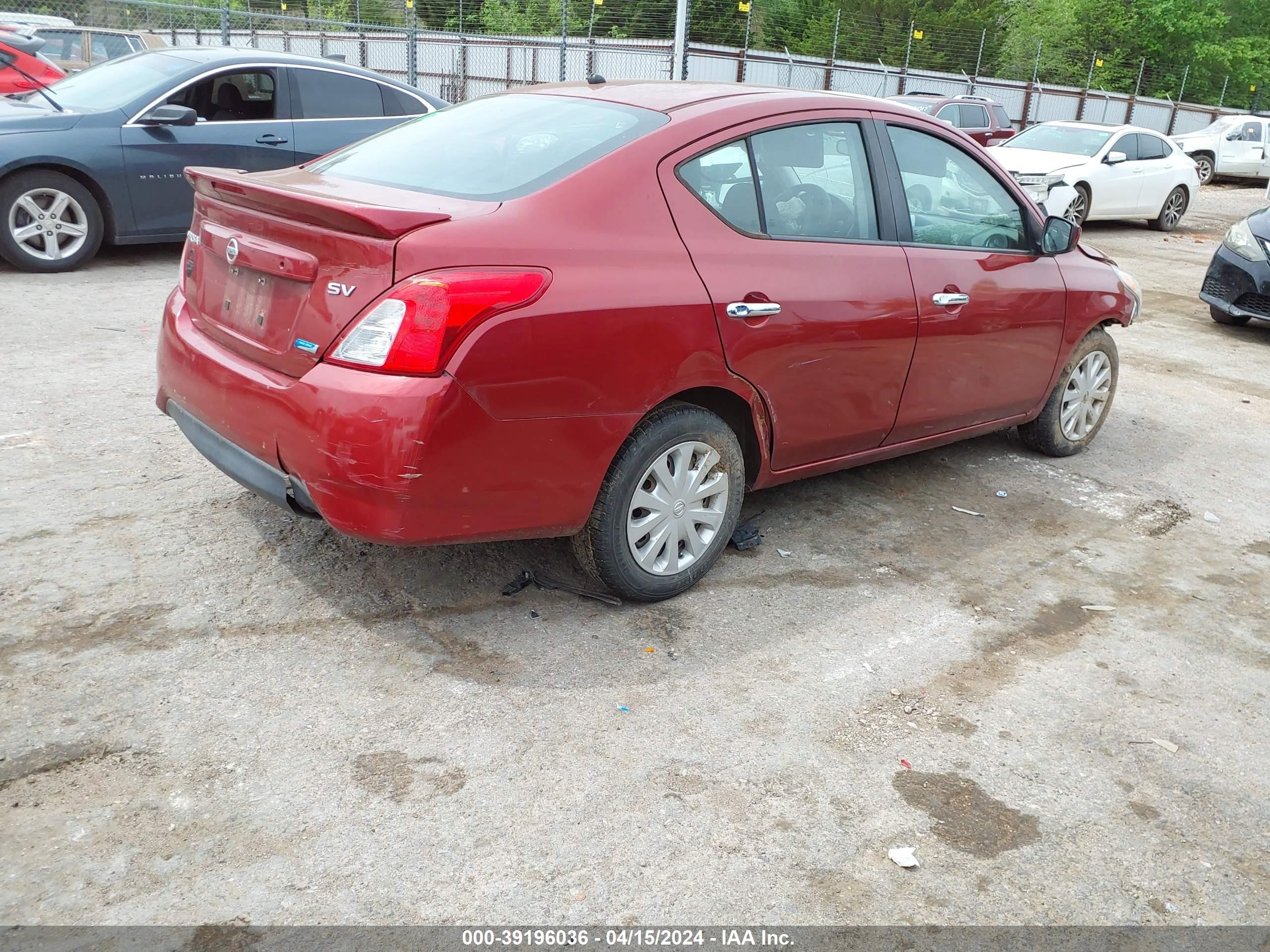 2016 Nissan Versa 1.6 S/1.6 S+/1.6 Sl/1.6 Sv vin: 3N1CN7AP3GL815229