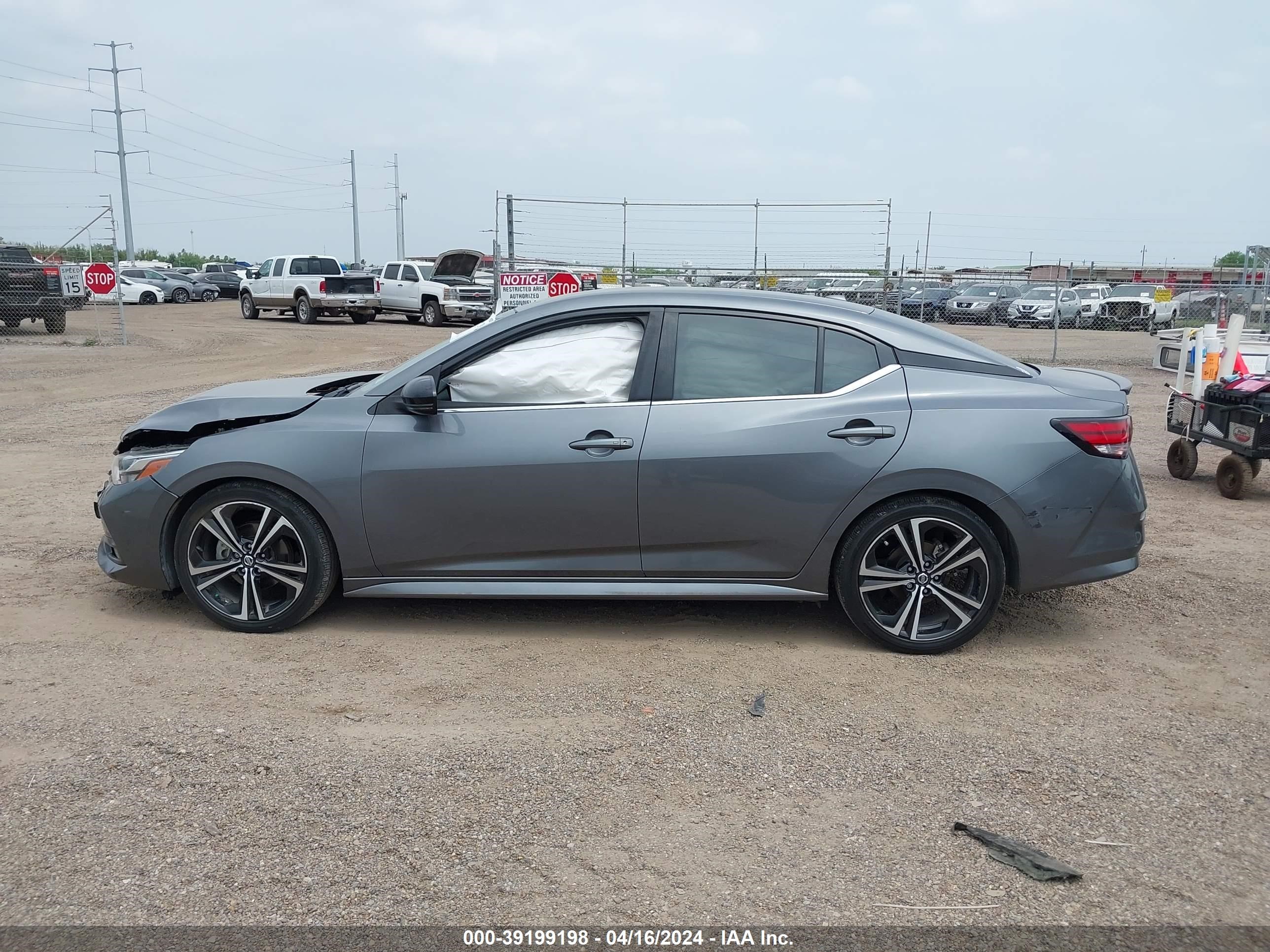 2021 Nissan Sentra Sr Xtronic Cvt vin: 3N1AB8DV9MY230153