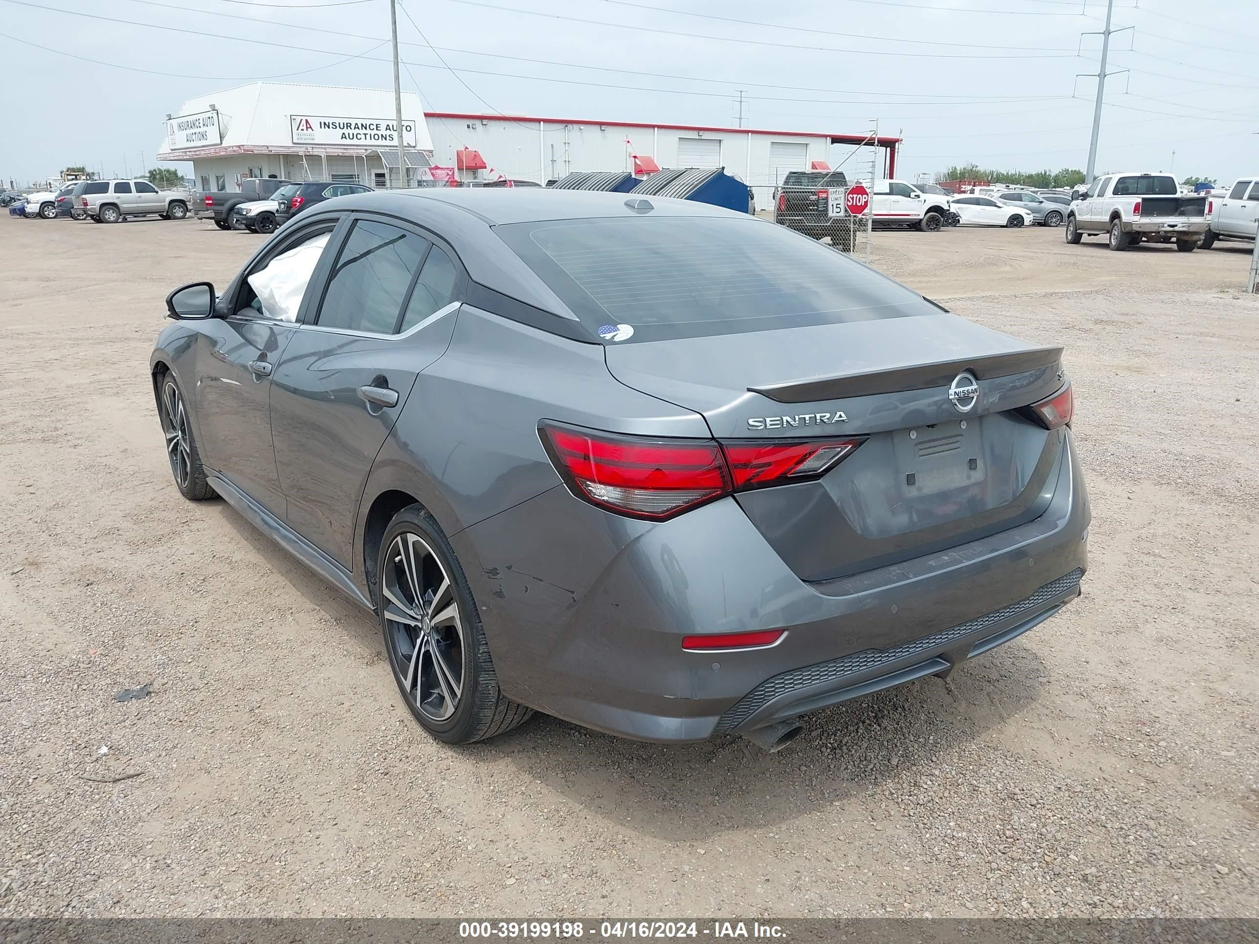 2021 Nissan Sentra Sr Xtronic Cvt vin: 3N1AB8DV9MY230153