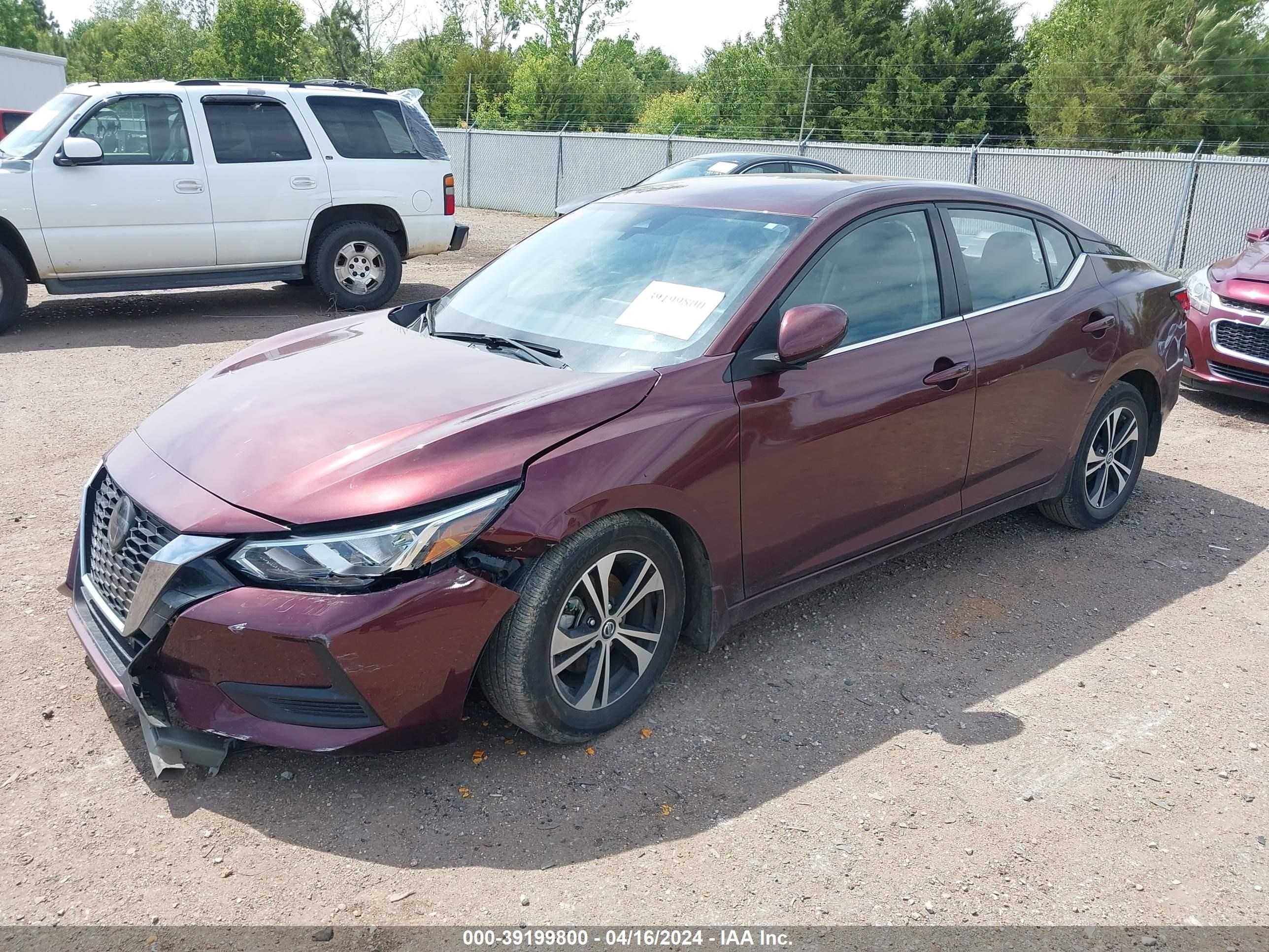 2020 Nissan Sentra Sv Xtronic Cvt vin: 3N1AB8CVXLY246278