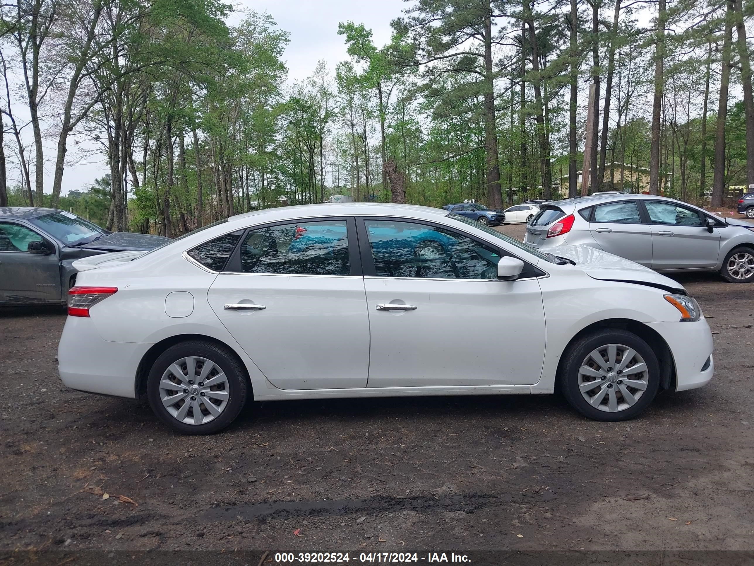 2014 Nissan Sentra Sv vin: 3N1AB7AP8EY253604