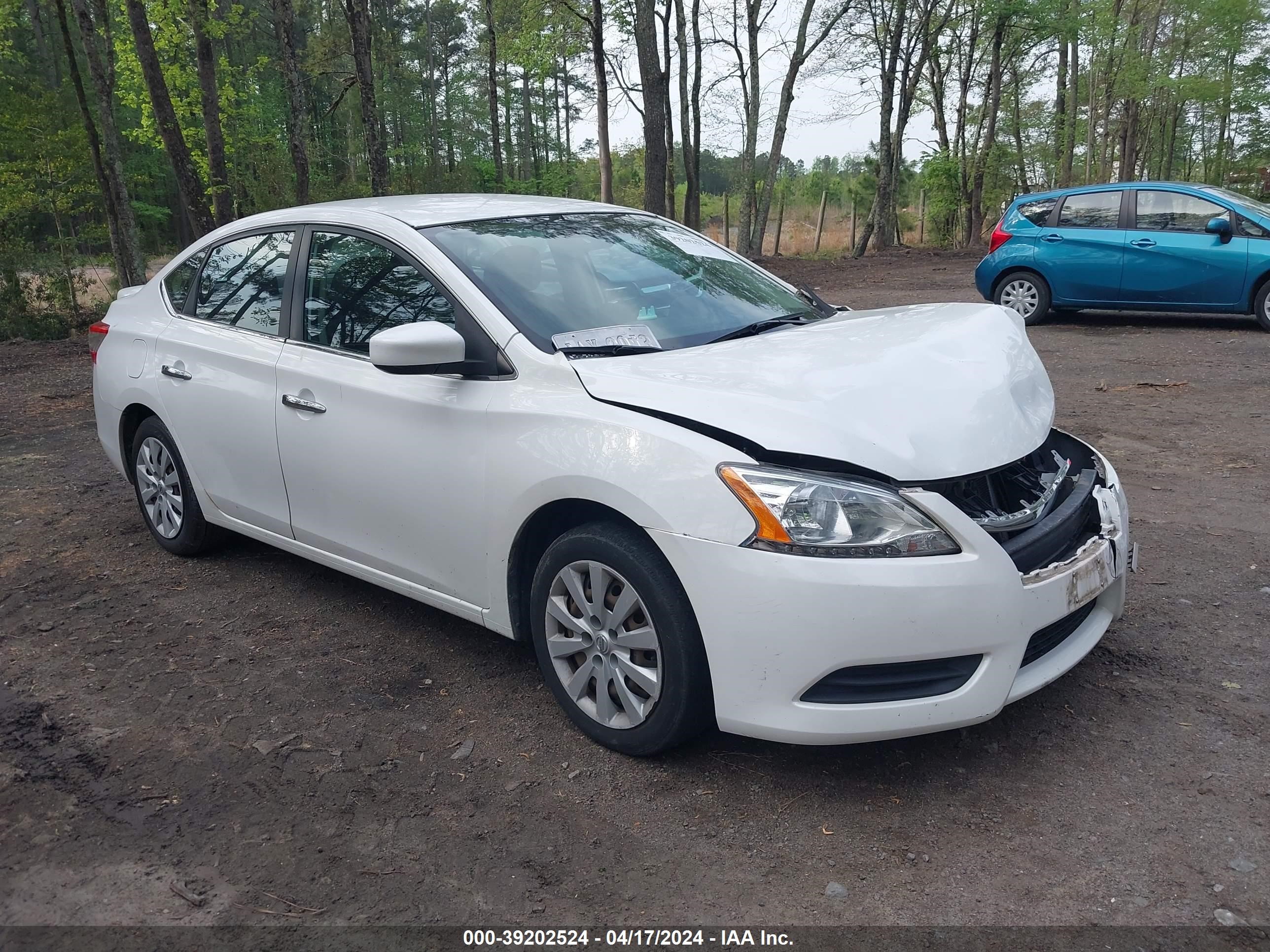 2014 Nissan Sentra Sv vin: 3N1AB7AP8EY253604