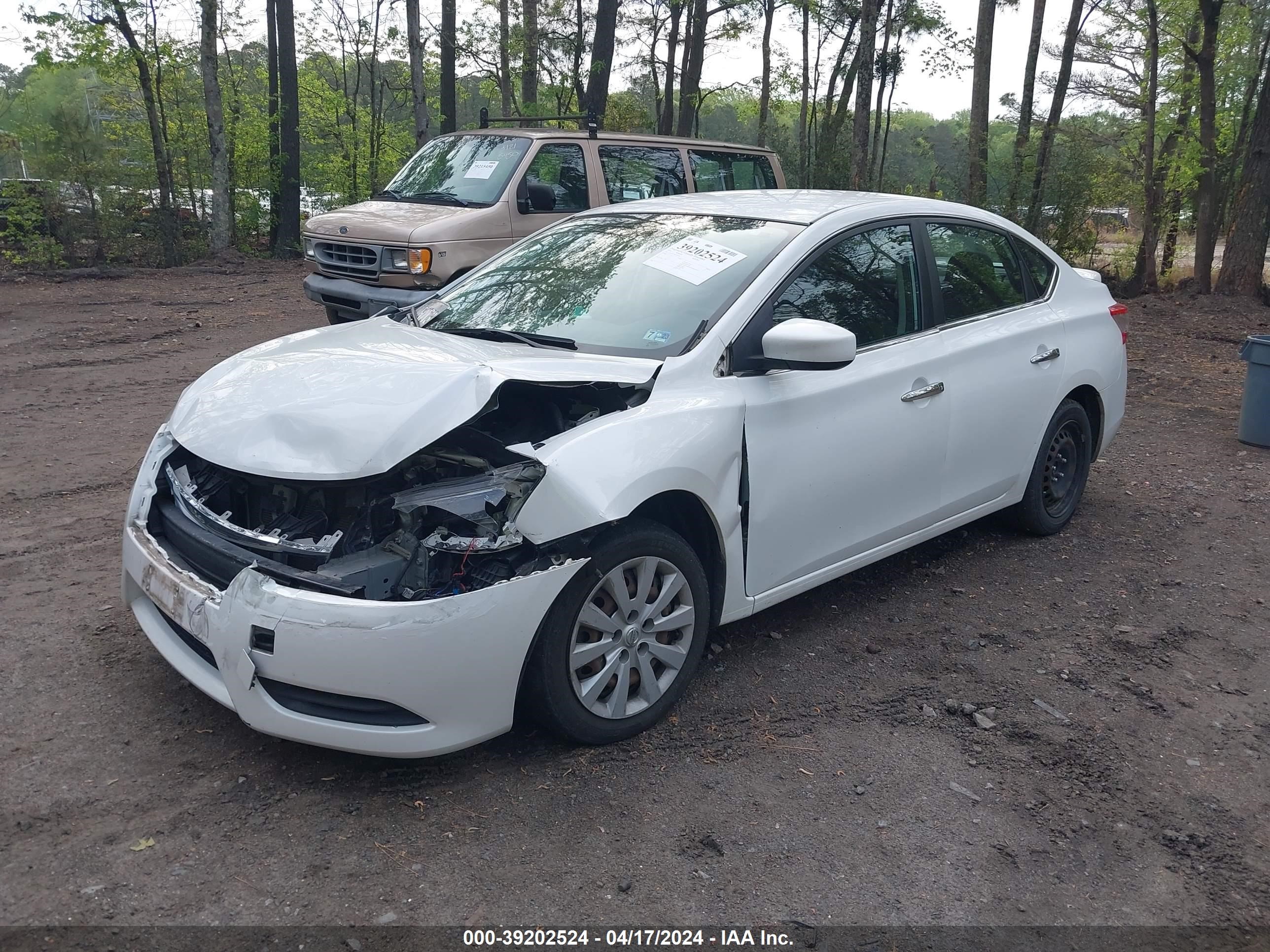 2014 Nissan Sentra Sv vin: 3N1AB7AP8EY253604