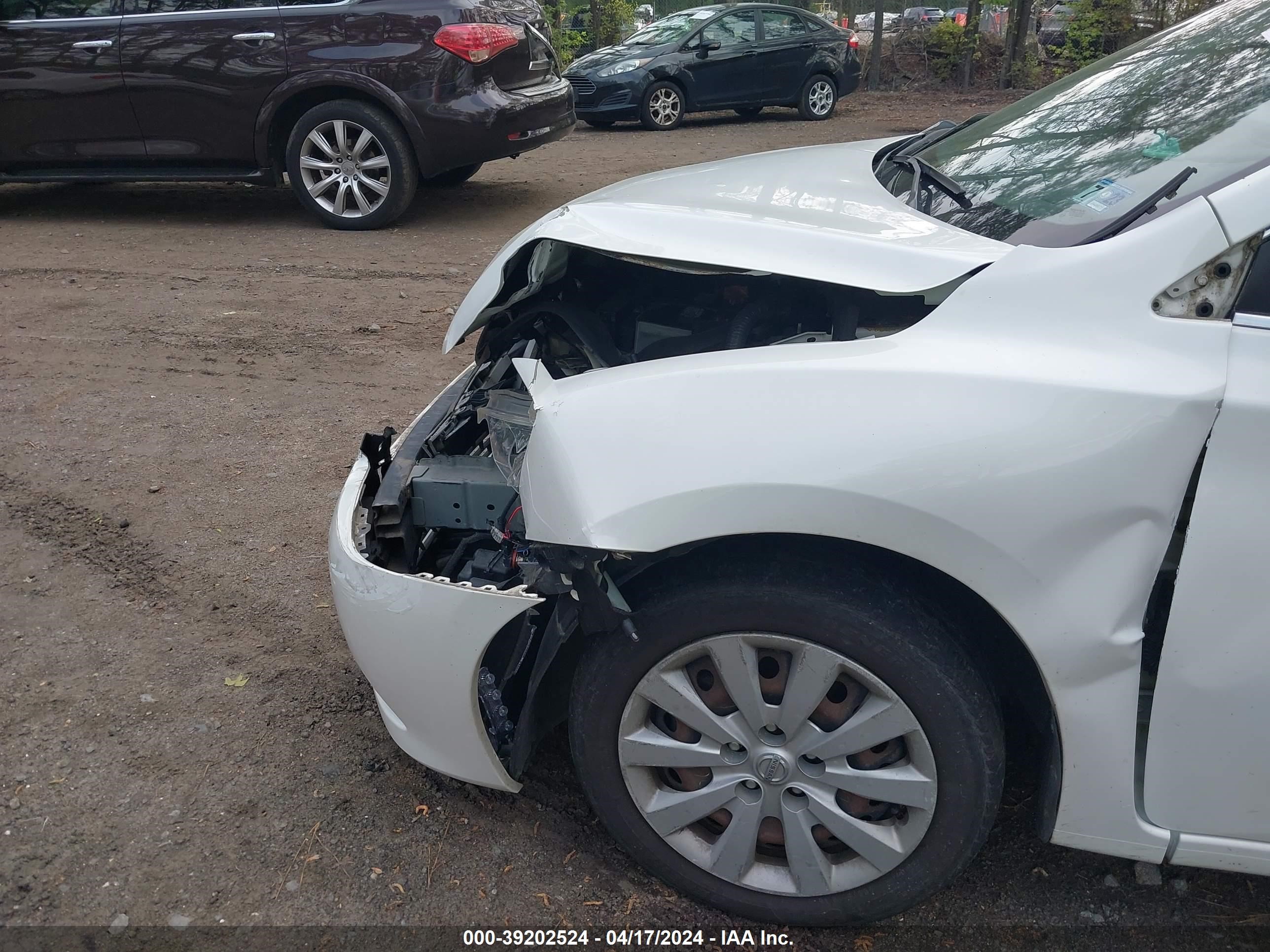 2014 Nissan Sentra Sv vin: 3N1AB7AP8EY253604