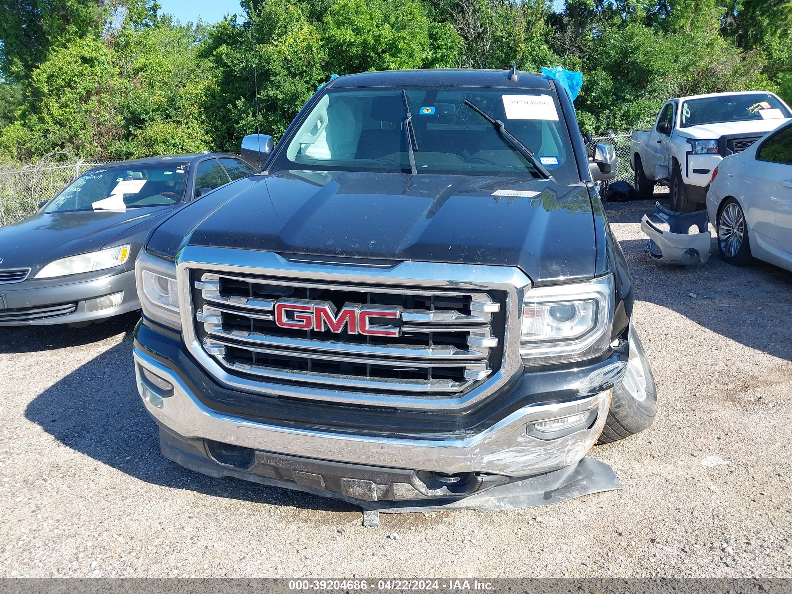 2018 GMC Sierra 1500 Slt vin: 3GTU2NEC6JG562963