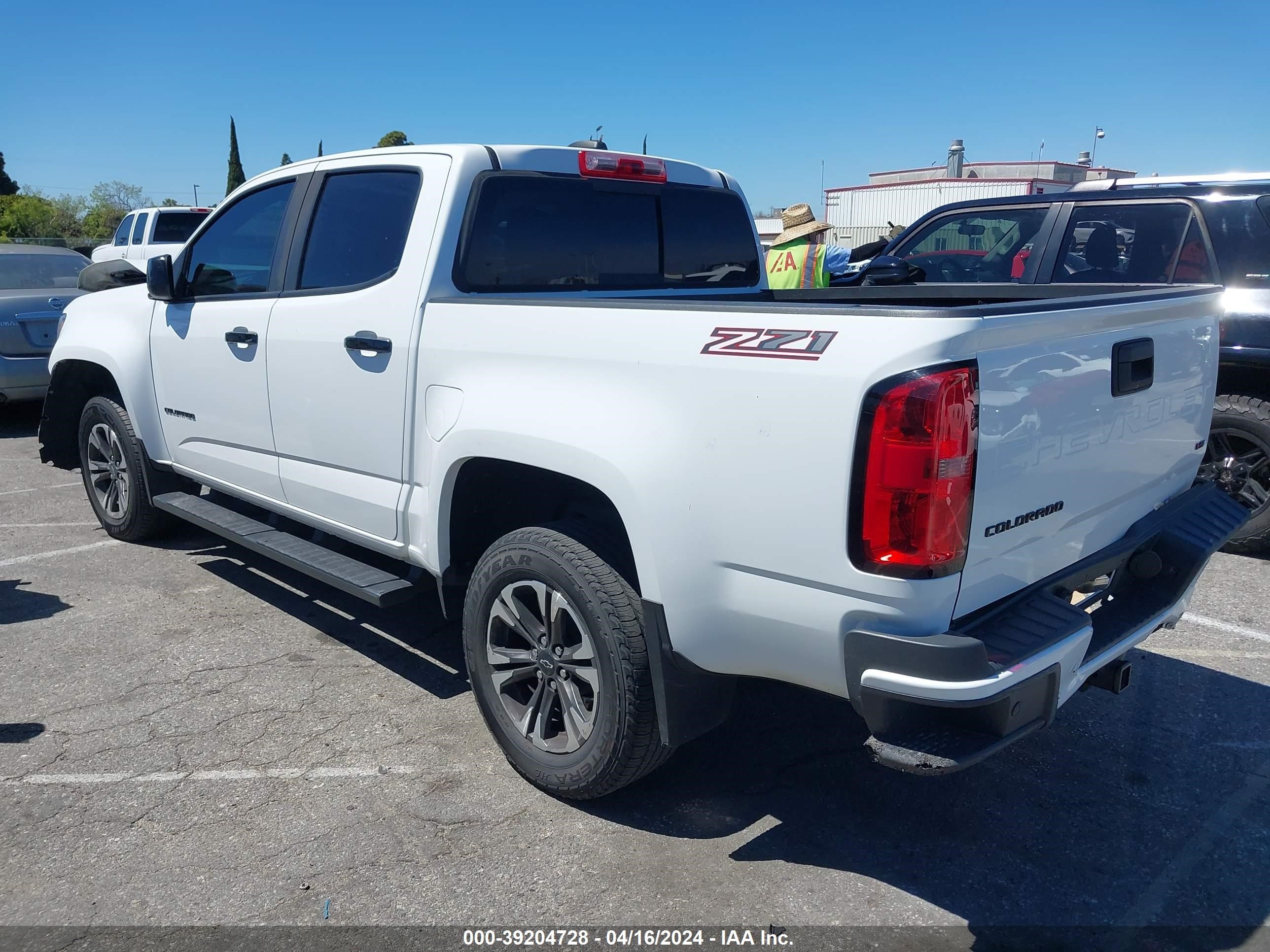 2021 Chevrolet Colorado 2Wd Short Box Z71 vin: 1GCGSDEN1M1184742