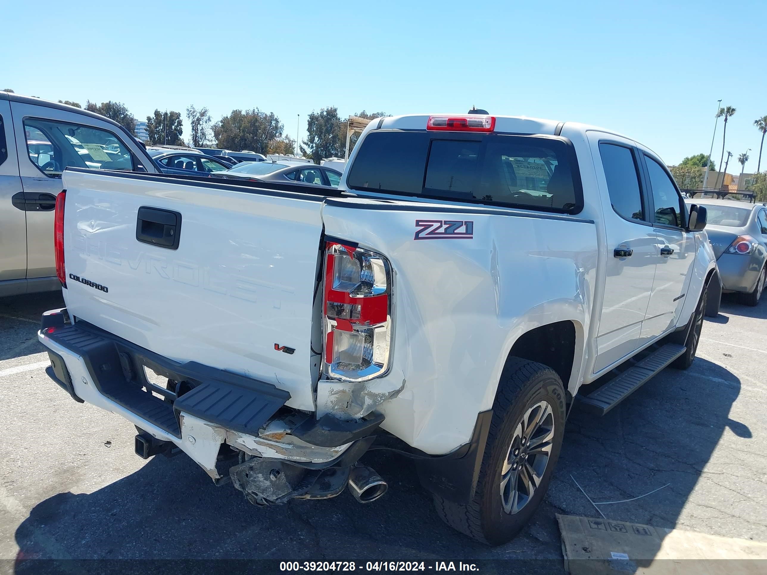 2021 Chevrolet Colorado 2Wd Short Box Z71 vin: 1GCGSDEN1M1184742