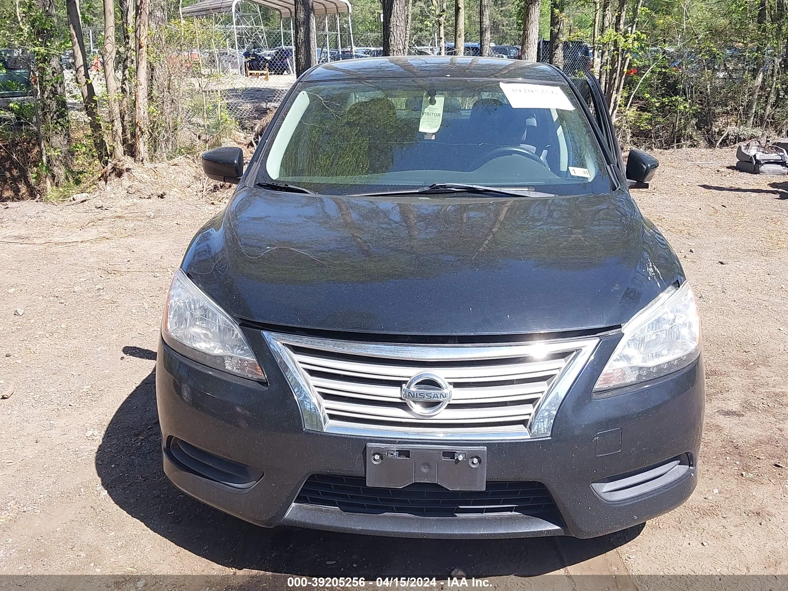 2013 Nissan Sentra Sv vin: 3N1AB7AP0DL708795