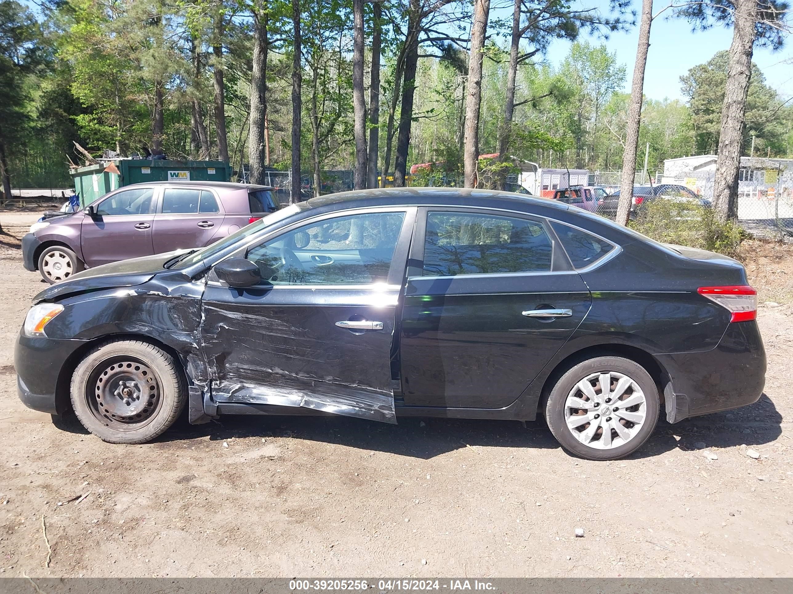 2013 Nissan Sentra Sv vin: 3N1AB7AP0DL708795