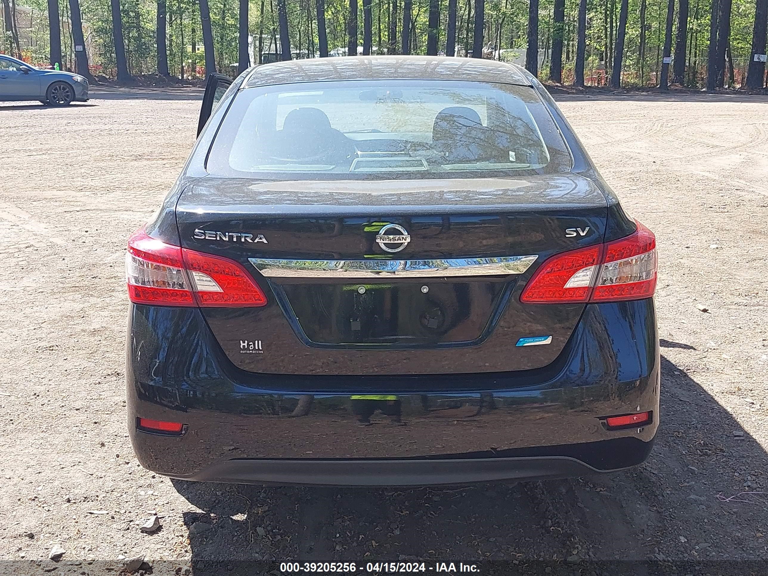 2013 Nissan Sentra Sv vin: 3N1AB7AP0DL708795