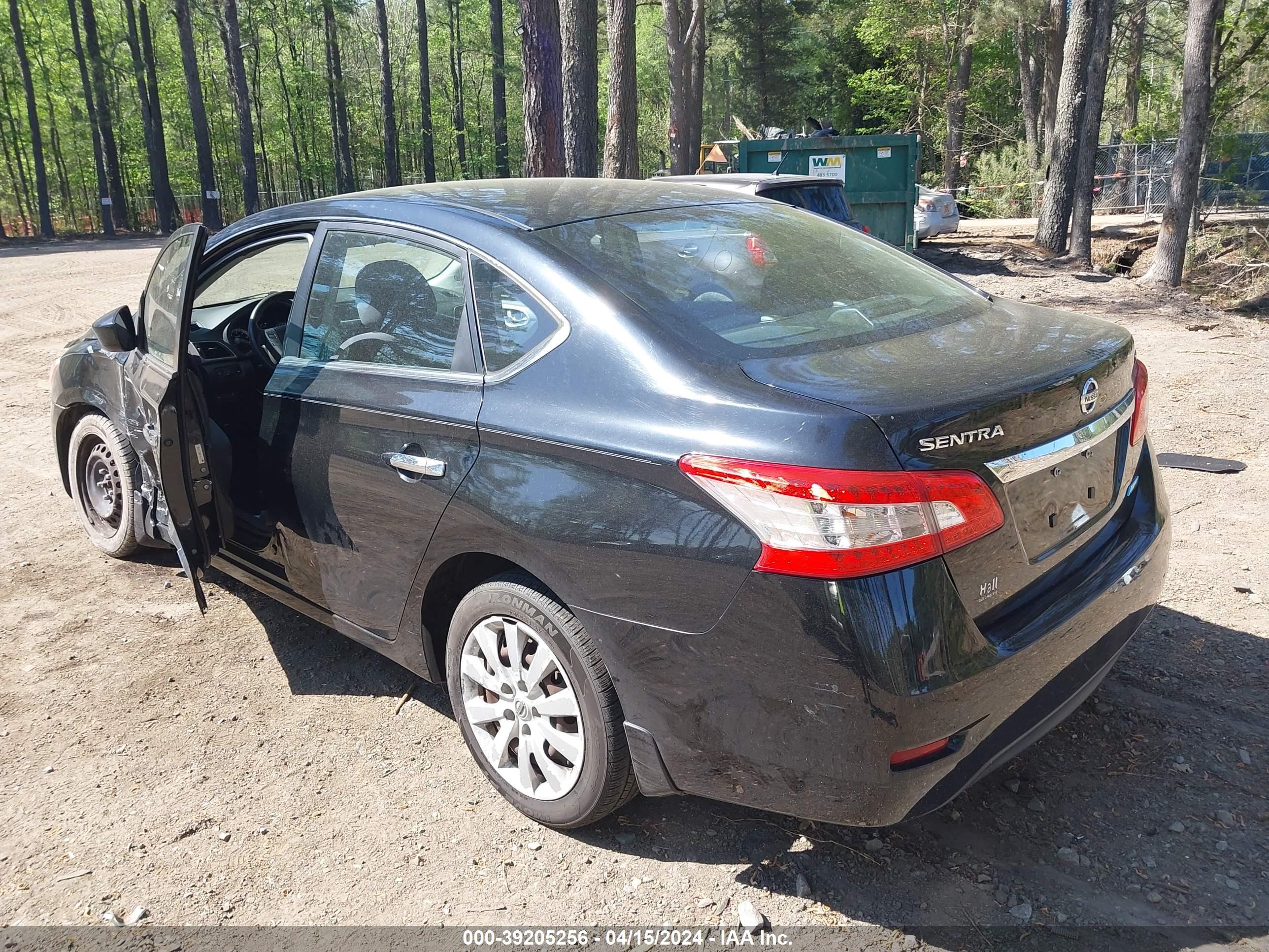 2013 Nissan Sentra Sv vin: 3N1AB7AP0DL708795