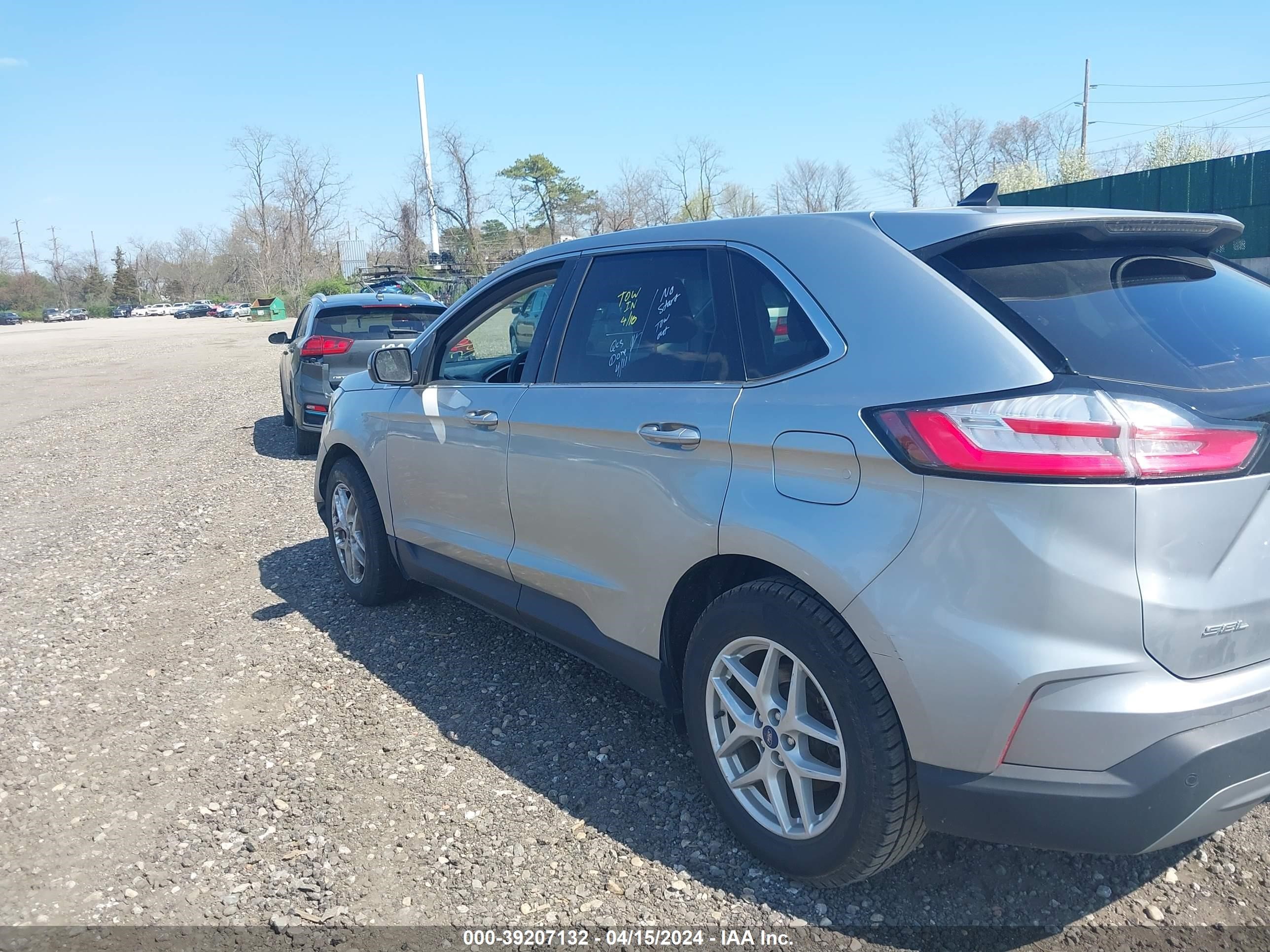 2021 Ford Edge Sel vin: 2FMPK3J9XMBA11207