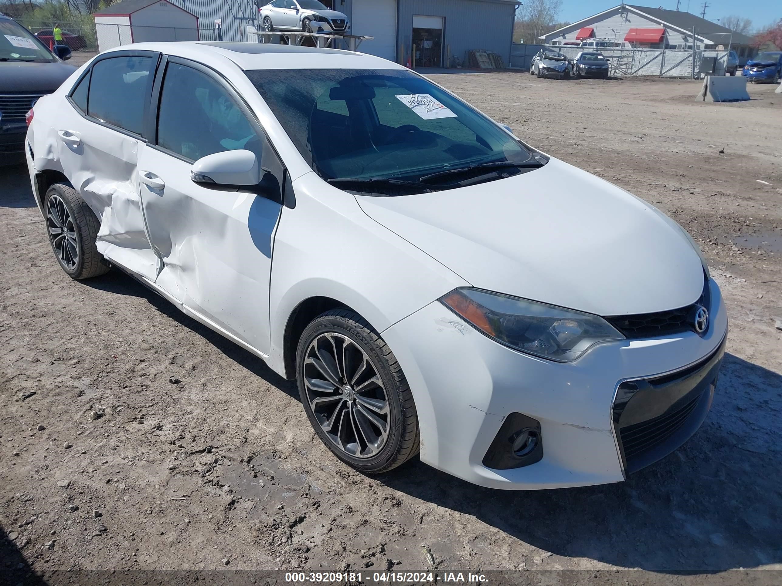 2015 Toyota Corolla S Plus vin: 2T1BURHE7FC243708