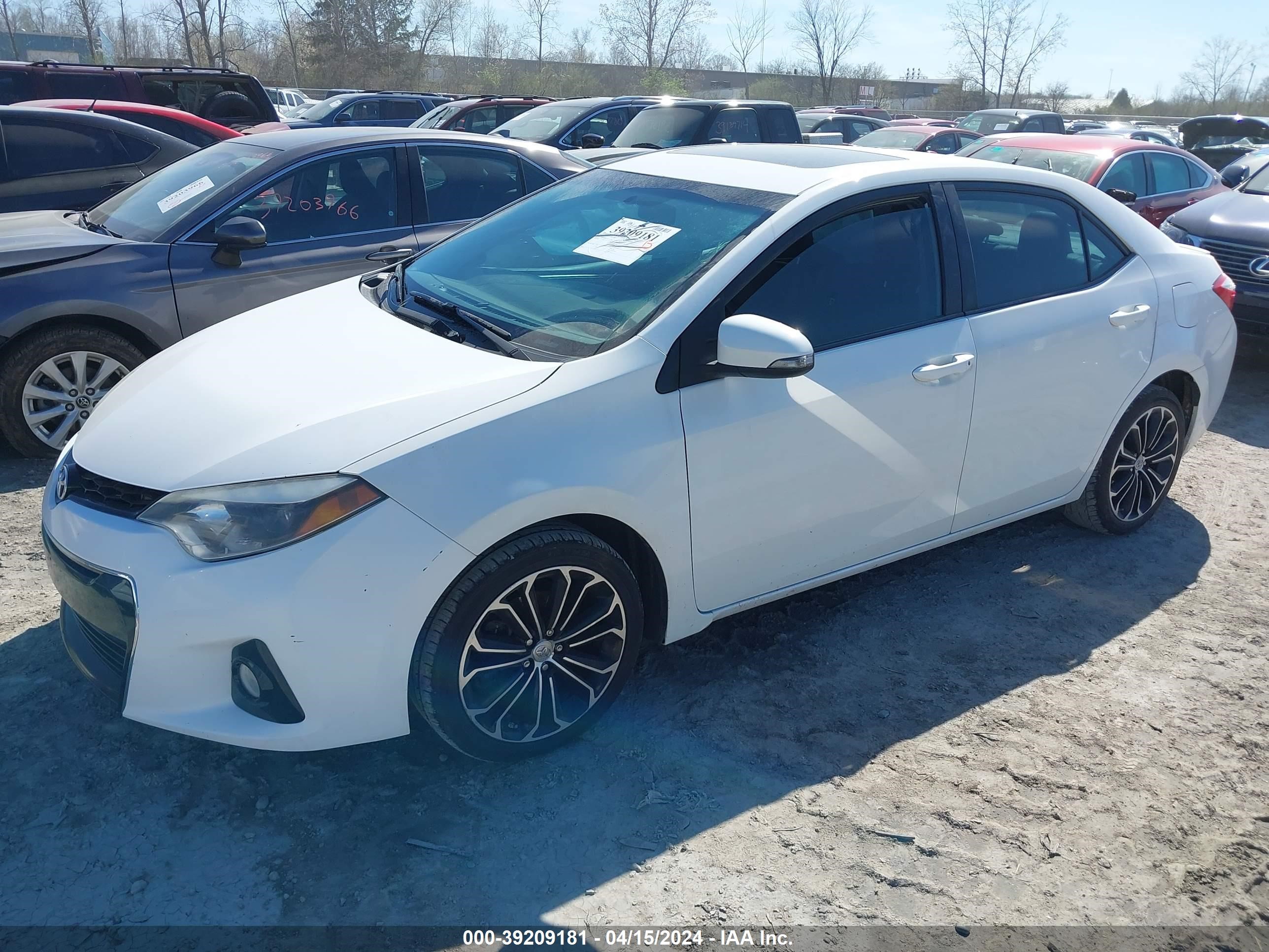 2015 Toyota Corolla S Plus vin: 2T1BURHE7FC243708