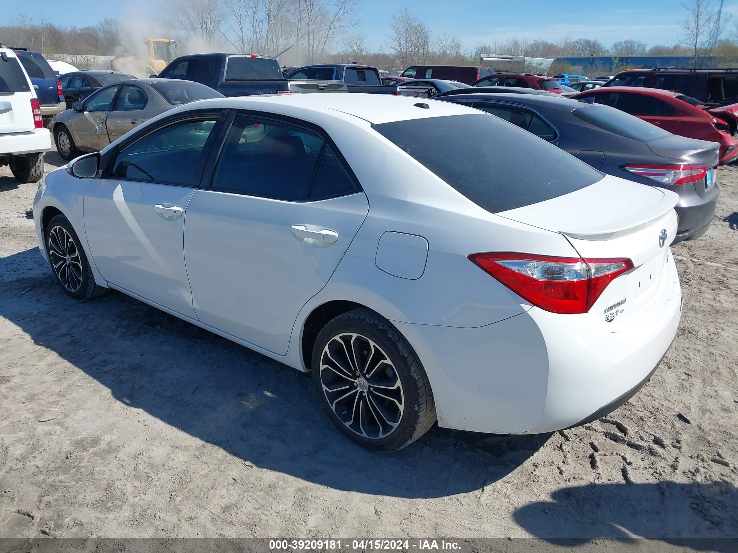 2015 Toyota Corolla S Plus vin: 2T1BURHE7FC243708