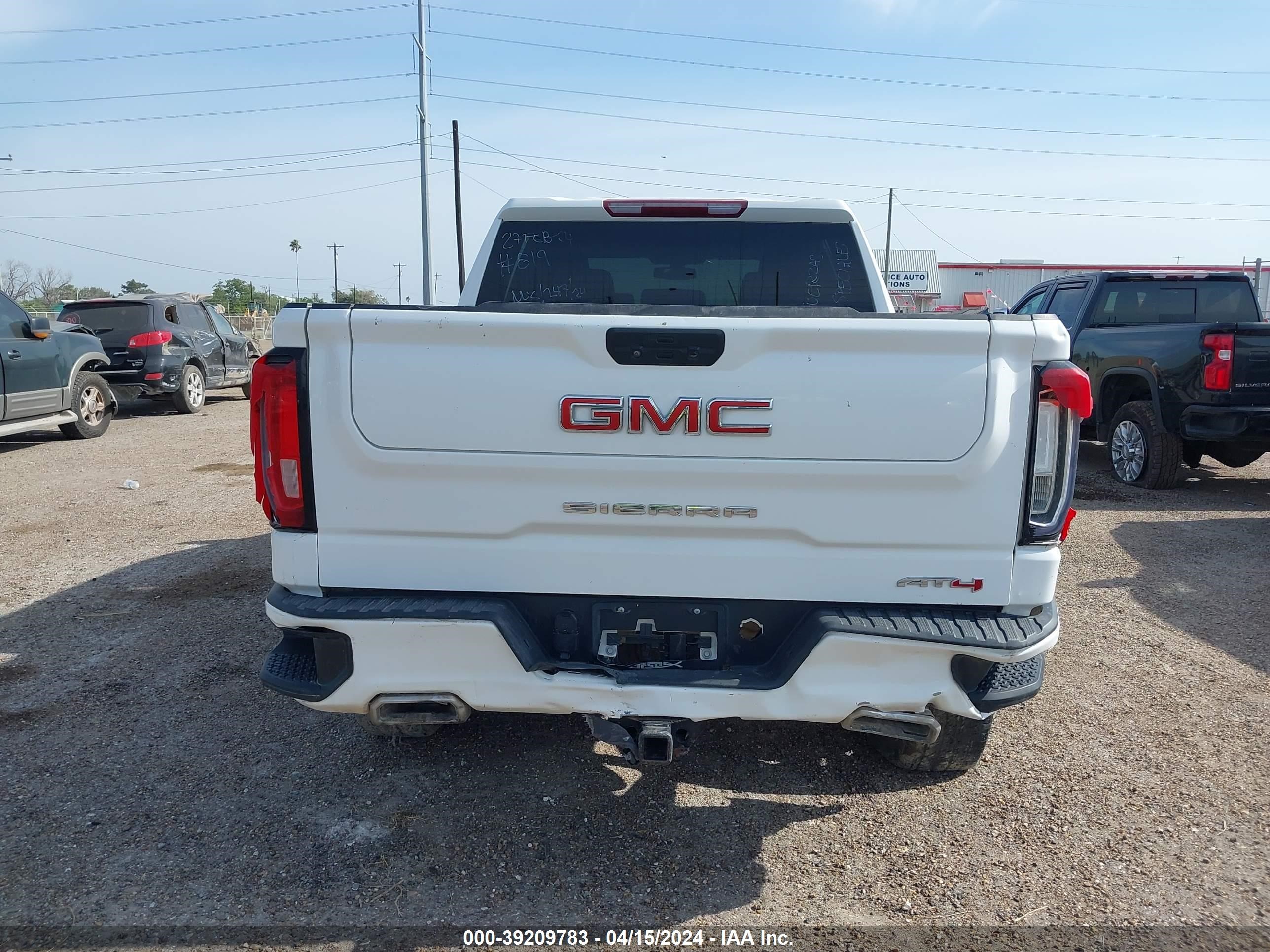 2021 GMC Sierra 1500 4Wd Short Box At4 vin: 3GTP9EED1MG459956