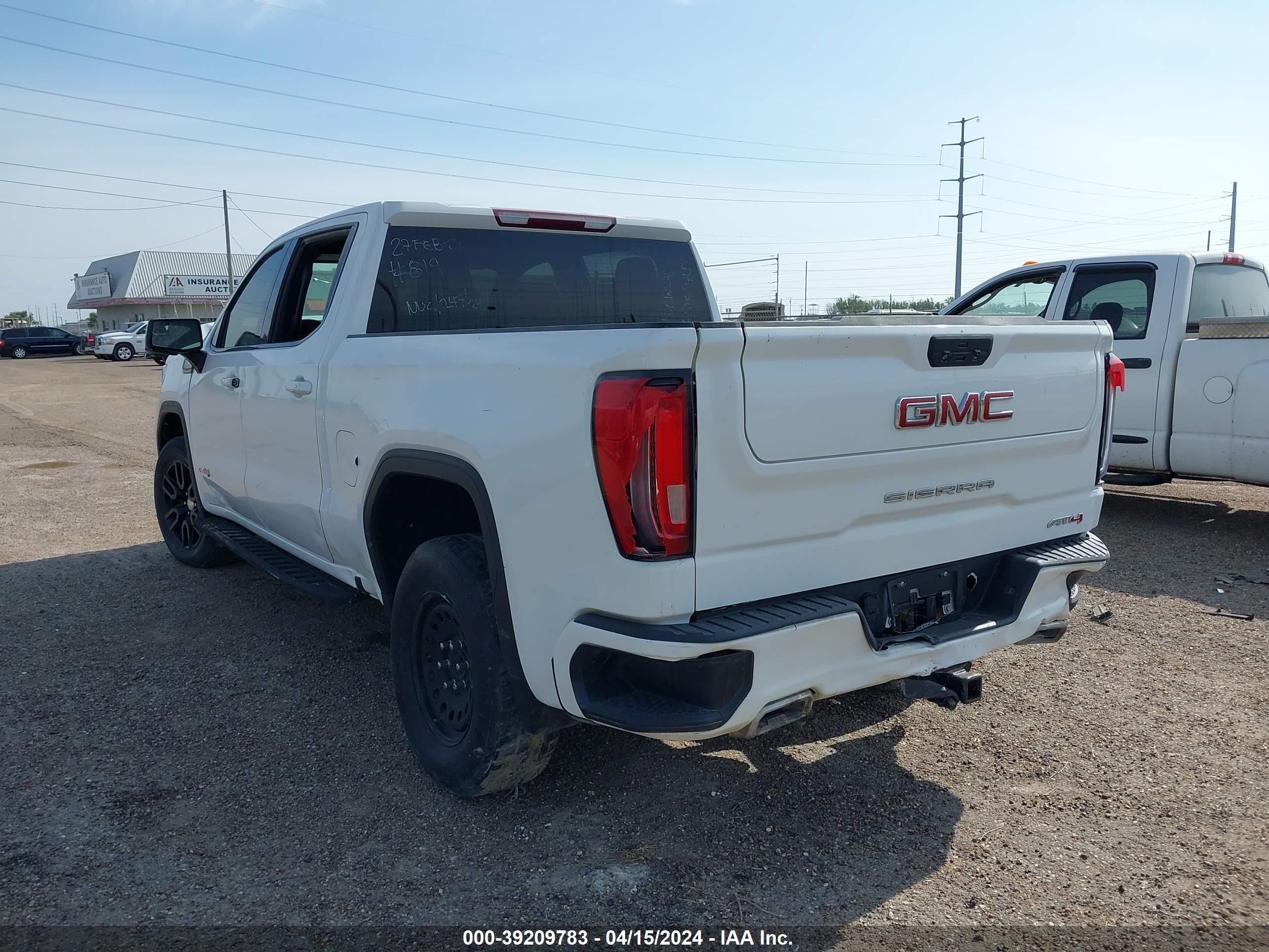 2021 GMC Sierra 1500 4Wd Short Box At4 vin: 3GTP9EED1MG459956