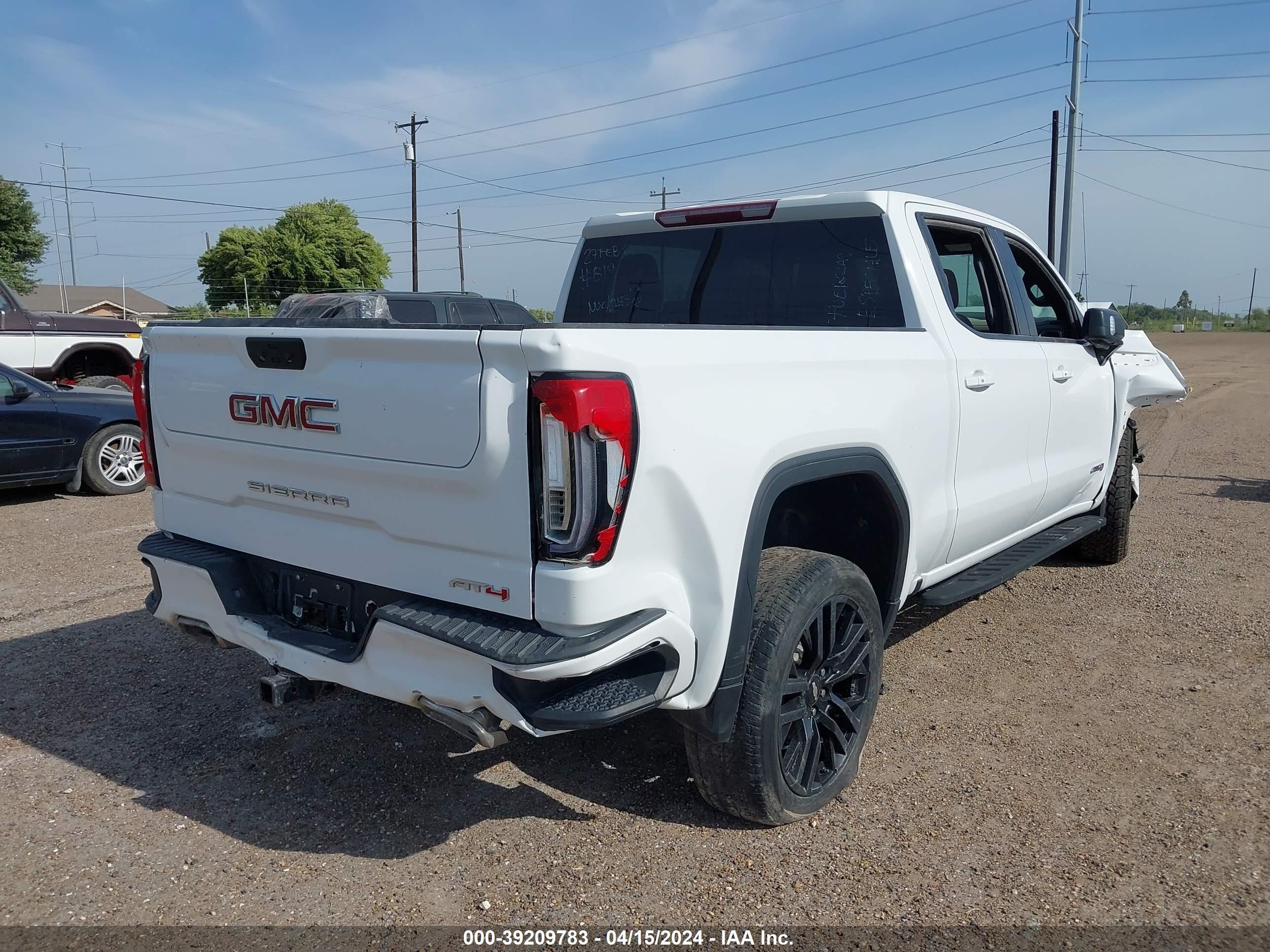 2021 GMC Sierra 1500 4Wd Short Box At4 vin: 3GTP9EED1MG459956