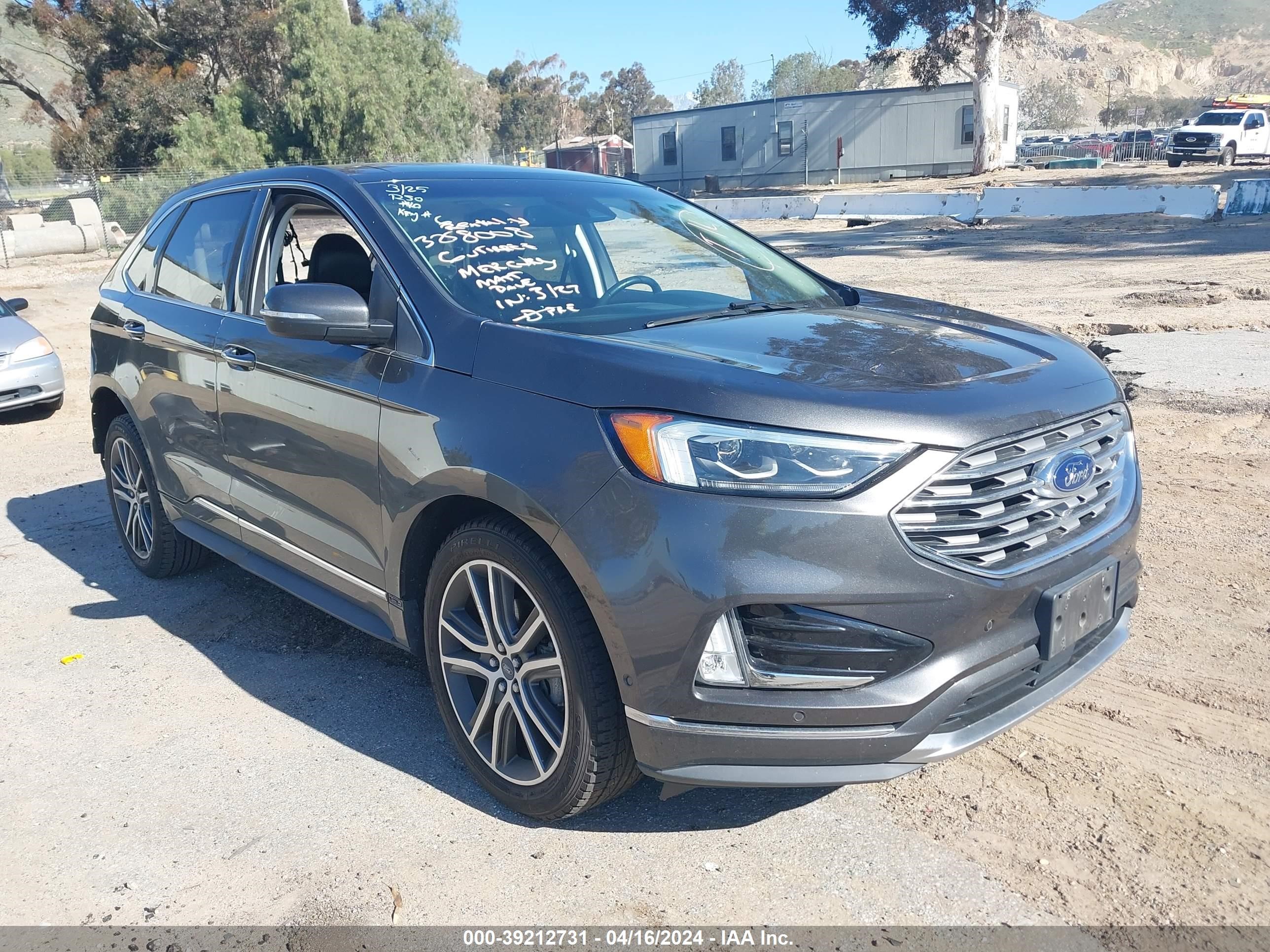 2019 Ford Edge Titanium vin: 2FMPK3K9XKBB49437